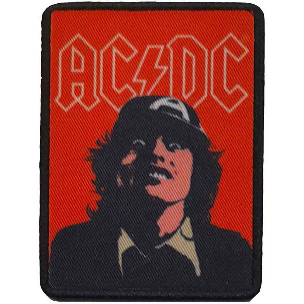 AC/DC Iron On Patches - Angus Young Band Logo - DIY Custom Clothing & Accessories for Rock Music Fans & Concert Outfits