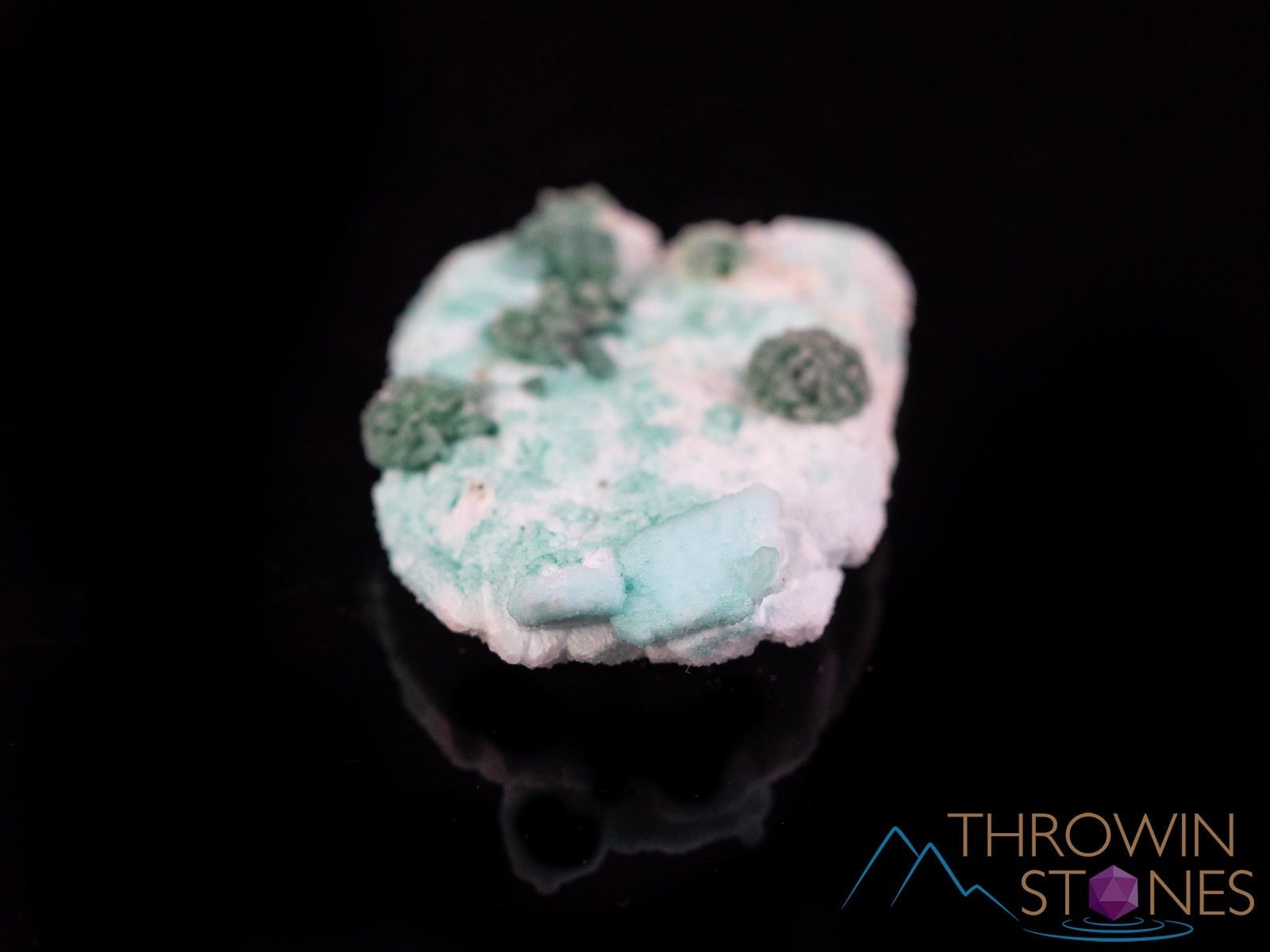 Natural Malachite & Chrysocolla on Quartz Raw Crystal Cluster - Healing Stones, Housewarming Gift, Home Decor, Meditation & Energy Work (40026)