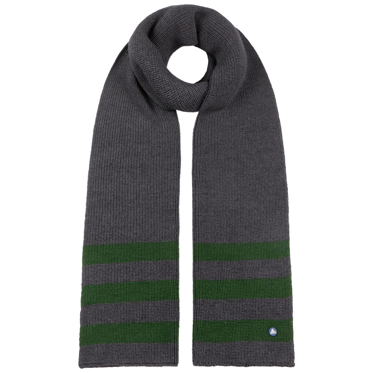 Hammaburg Striped Knit Scarf - Soft Warm Winter Fashion Accessory for Women & Men - Perfect for Cold Weather, Outdoor Activities & Holiday Gifts