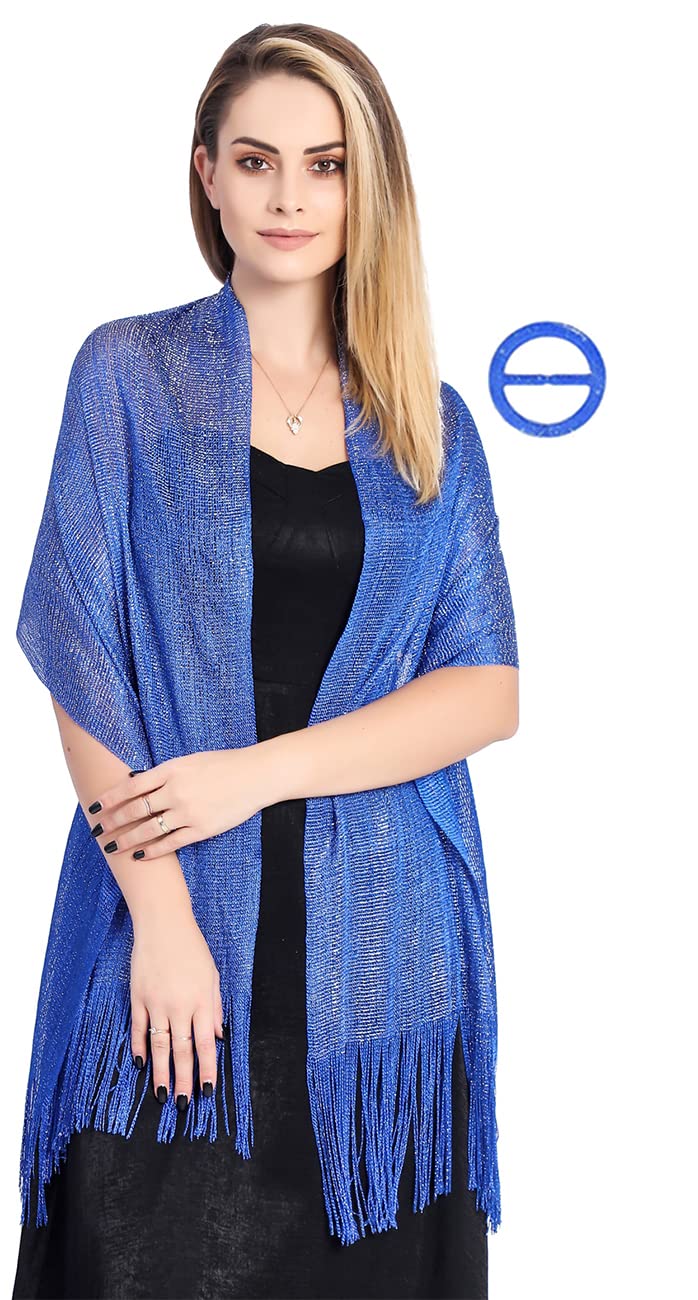 FairyGate Women's Lightweight Scarf Wrap - Elegant Evening Shawl for Wedding, Bridesmaid, Prom & Special Occasions | Soft Chiffon Stole for Party, Dinner Date & Formal Events
