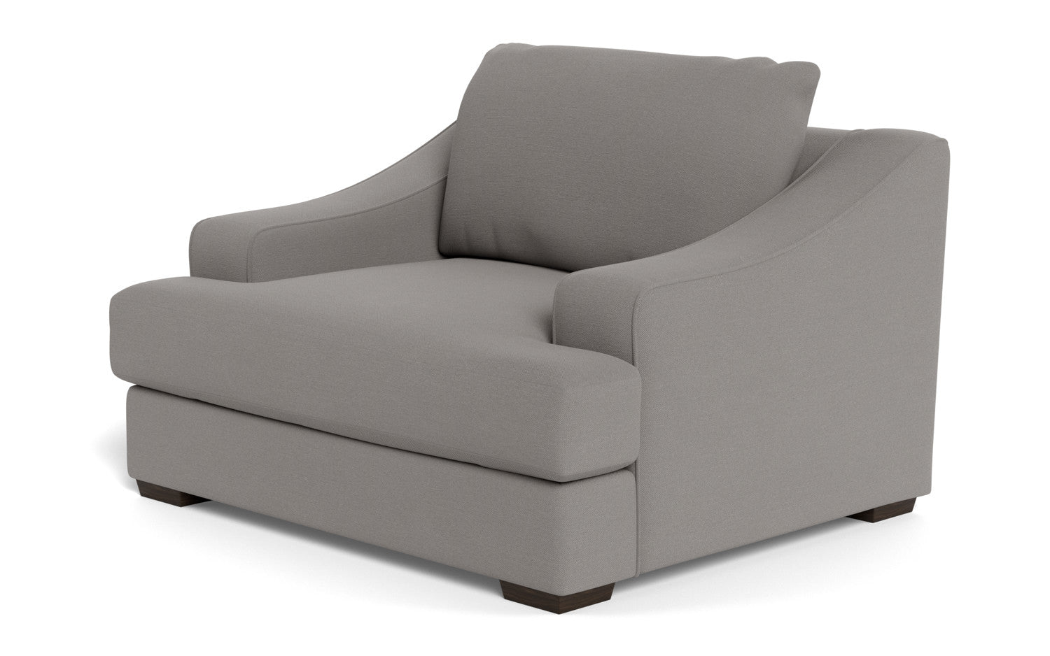 Austonian 56 Arm Chair - Modern Accent Chair with Upholstered Seat & Wooden Legs for Living Room, Bedroom, or Office - Comfortable Lounge Chair for Relaxing & Reading