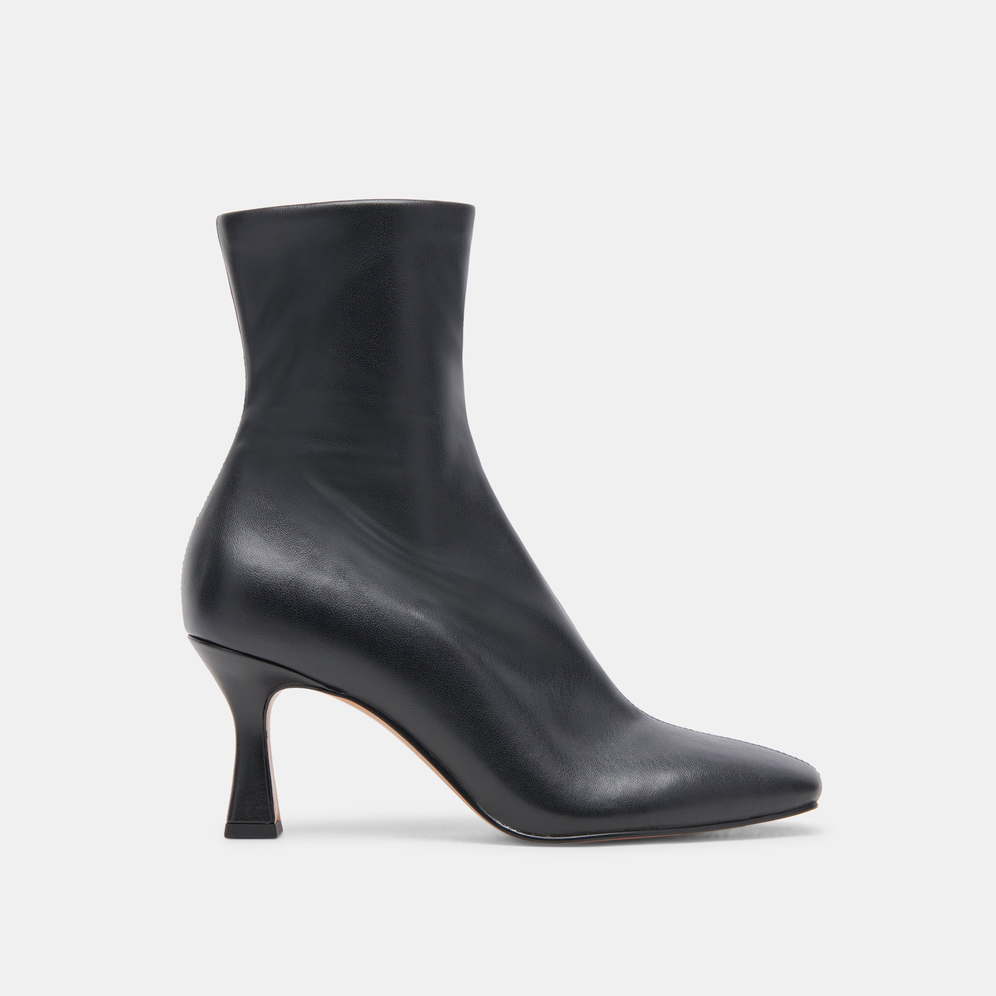 GLAMOR Women's Wide Calf Boots - Stella Black Leather Knee High Boots for Wide Calves | Comfortable & Stylish Winter Boots for Work, Office & Casual Outfits