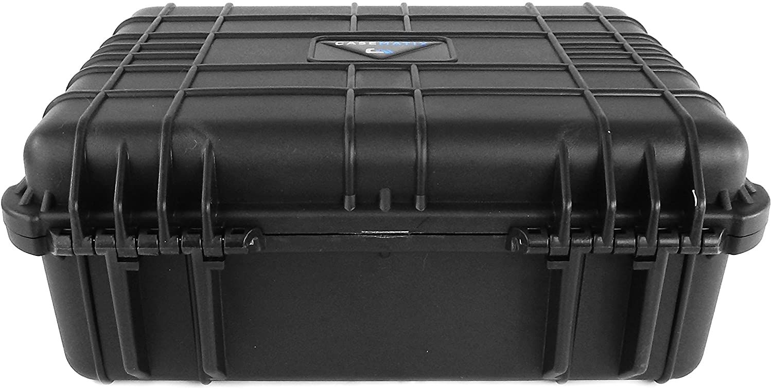 CASEMATIX Travel Case for Portable T-Shirt Press Machine - Customizable Interior Fits Cricut EasyPress 2 (9x9 & 6x7) & VEVOR Heat Press | Protective Storage for DIY Shirt Printing & Crafting Supplies