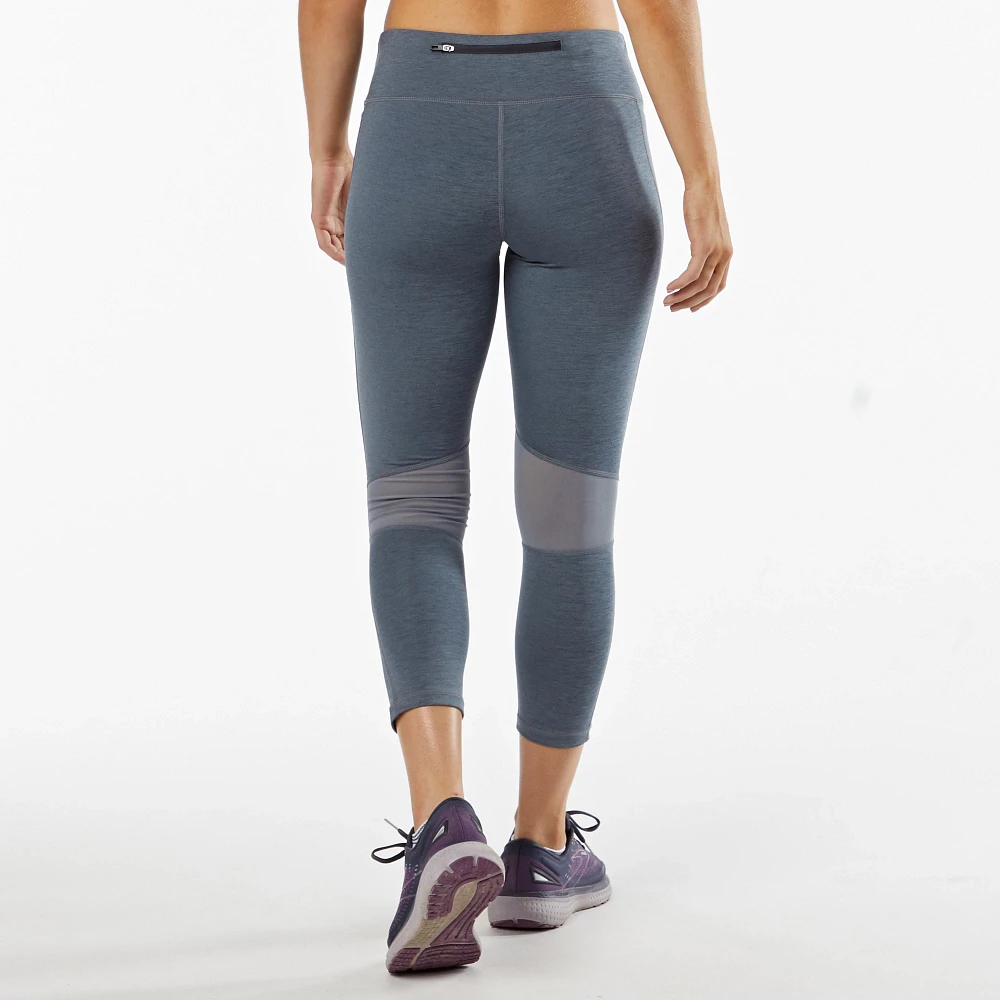 Korsa Women's Recharge 7/8 Compression Leggings - High Waist Workout Pants for Running, Yoga & Gym - Moisture Wicking Activewear with Pockets