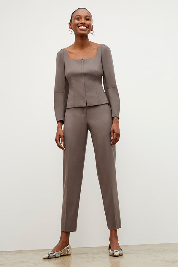 Premium Mejia Sharkskin Mink Pants for Women - Soft & Stylish Formal Trousers for Office, Business Meetings & Special Occasions