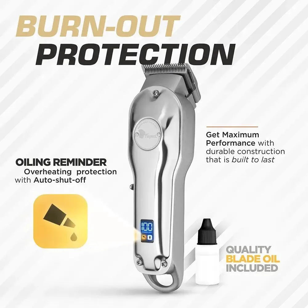 Professional Hair Clippers for Men & Women - Barber Quality Electric Hair Trimmer Kit with Multiple Guards - Perfect for Home Haircuts, Styling & Grooming