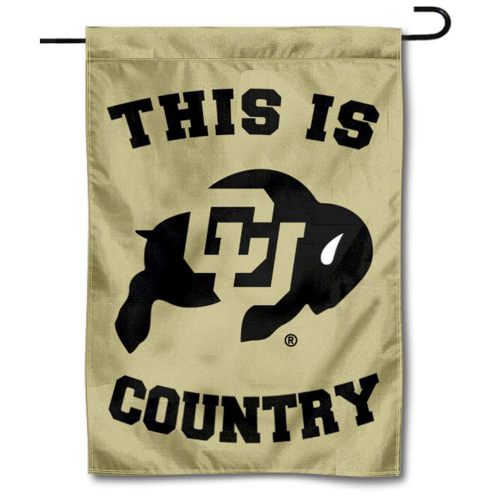 Colorado Buffaloes Garden Banner Flag - This is Buffs Country - Perfect for College Football Tailgates, Home Decor & Fan Support