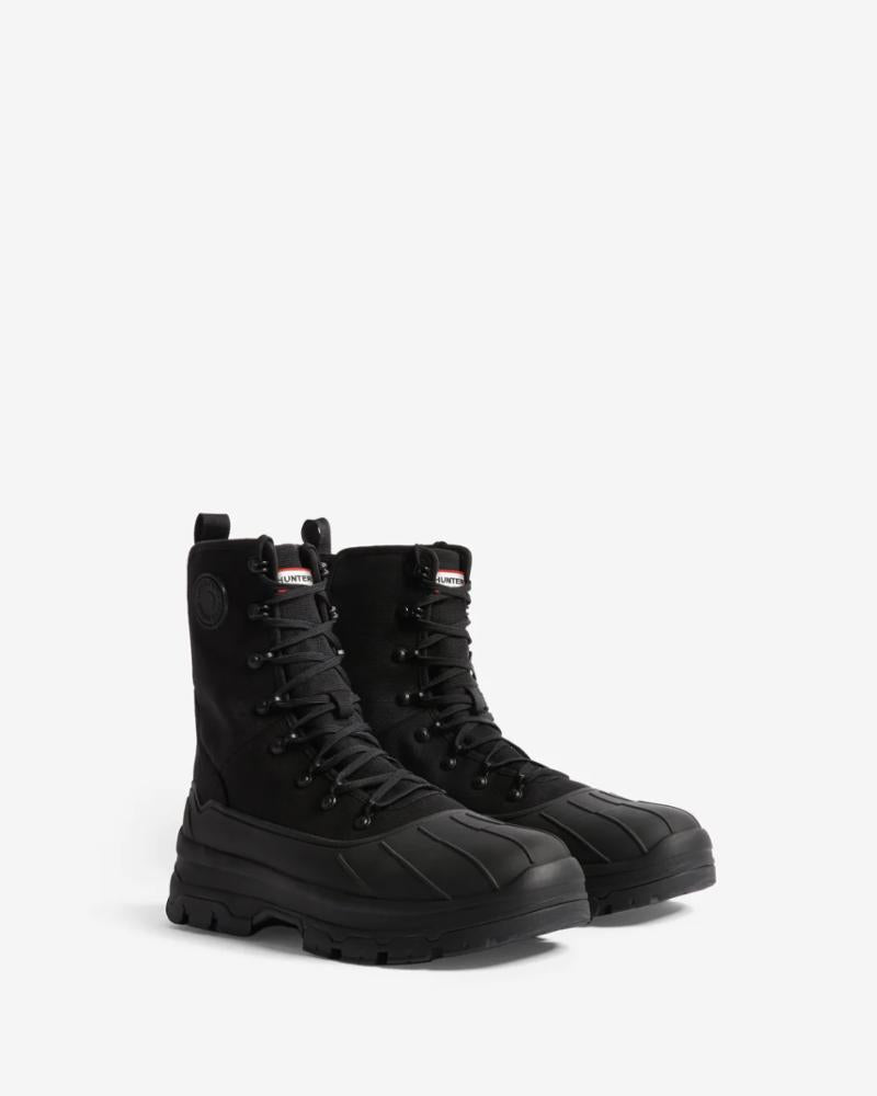 Hunter Men's S Explorer Desert Boot - Black (Size M) | Waterproof & Comfortable for Outdoor Hiking, Camping, and Casual Wear