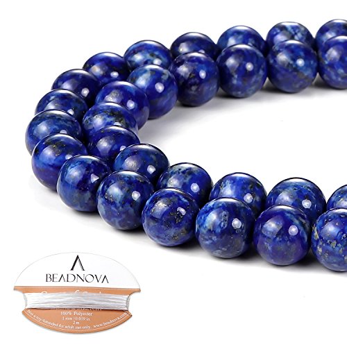 12) Blue Lapis Lazuli Beads