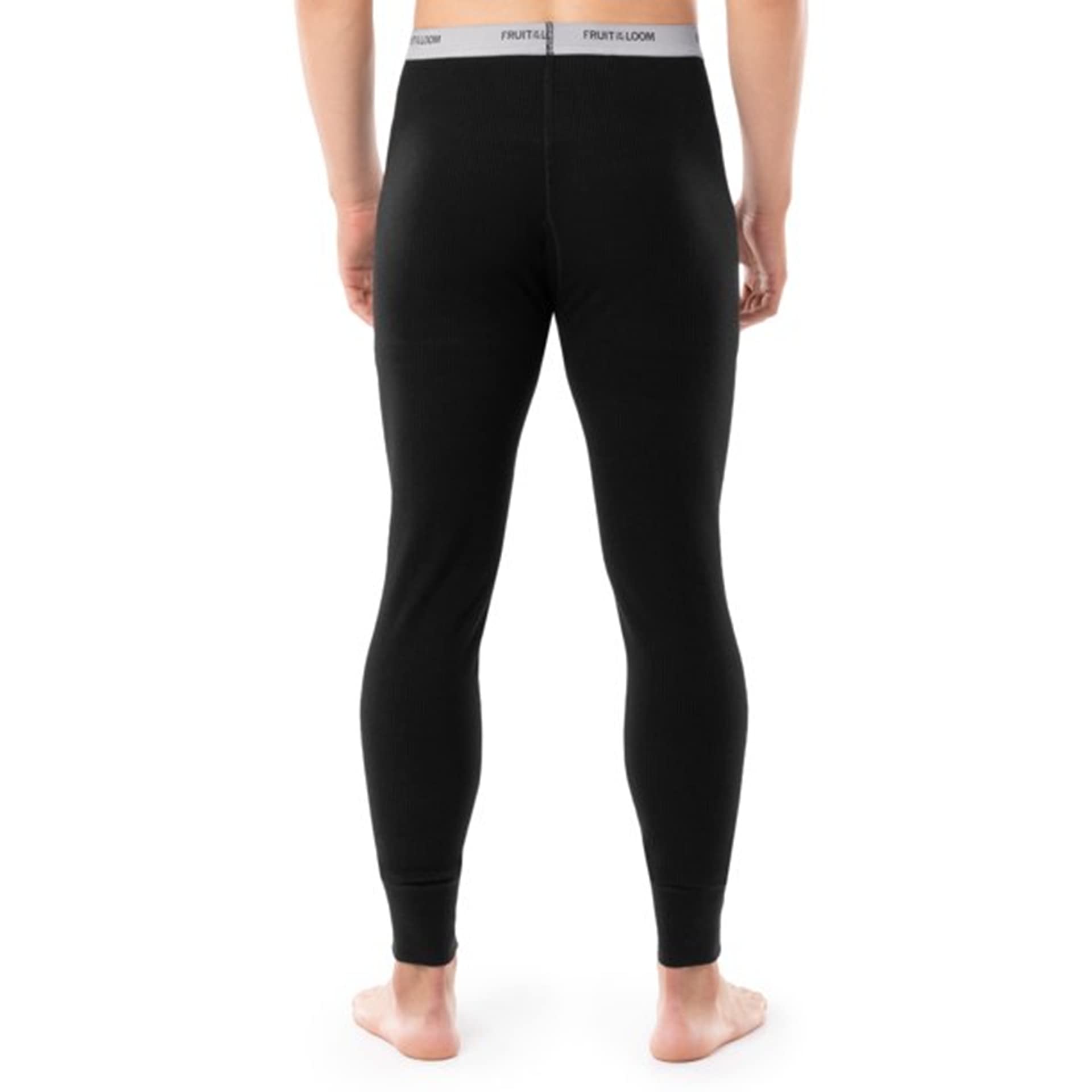Fruit of the Loom Men's Classic Midweight Waffle Thermal Underwear Pants - Warm Winter Base Layer for Outdoor Activities & Cold Weather Comfort