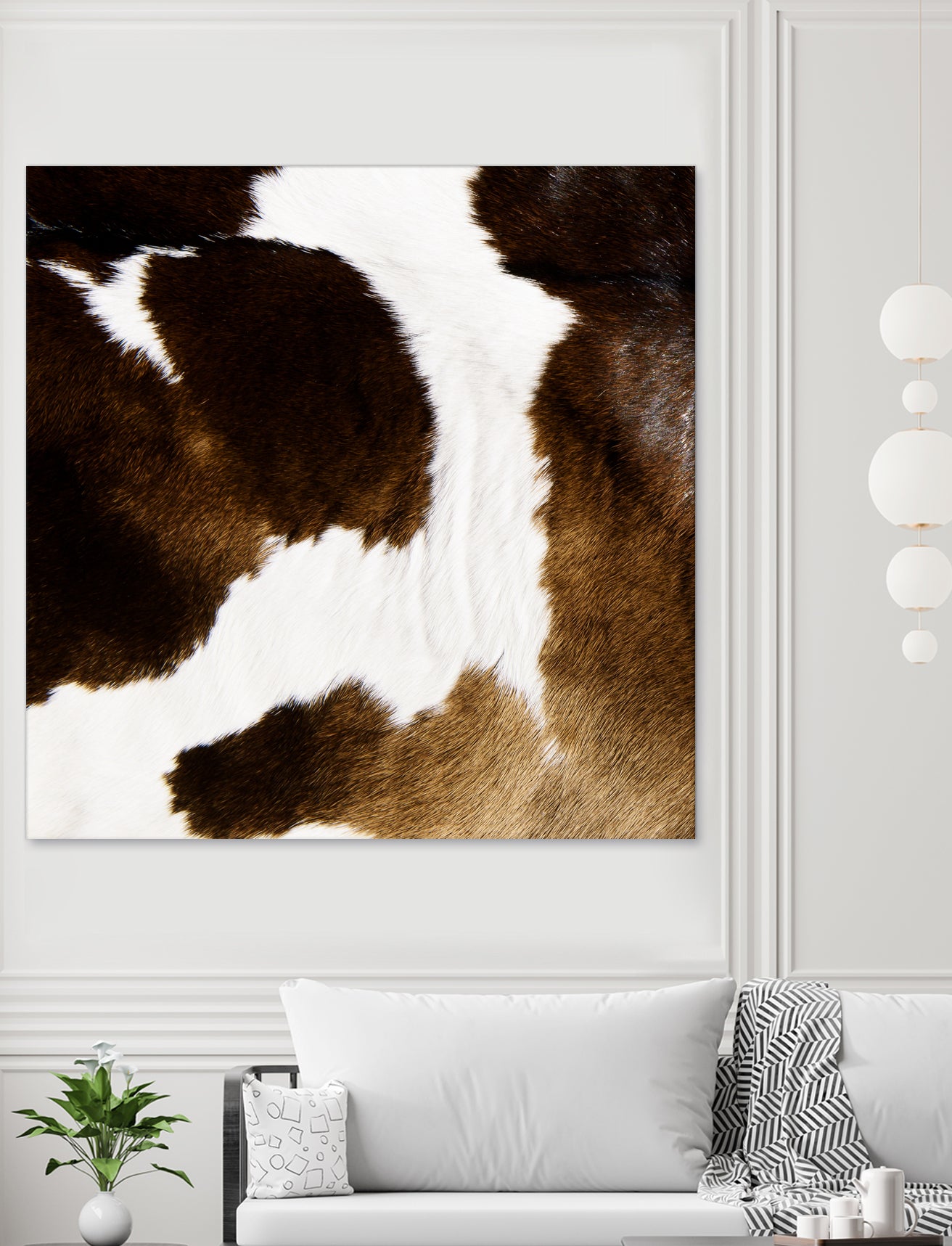 Highland Cow Cowhide Rug - Soft & Durable Natural Hide for Home Decor, Western Style Living Room, Cabin, or Lodge - Perfect for Floor, Wall Hanging, or Furniture Cover