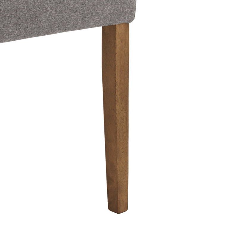 Ladee Dining Chair - Cocoa & Grey Upholstered Seat - Modern Kitchen & Dining Room Furniture for Home & Office Use