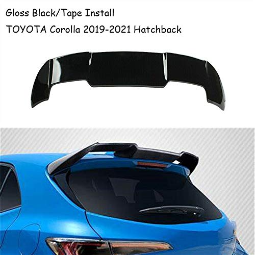 Gloss Black Rear Window Roof Spoiler Lip Wing for Toyota Corolla Hatchback 2019-2024 | Car Accessories for Enhanced Style & Aerodynamics | Perfect for Street Racing & Custom Car Shows
