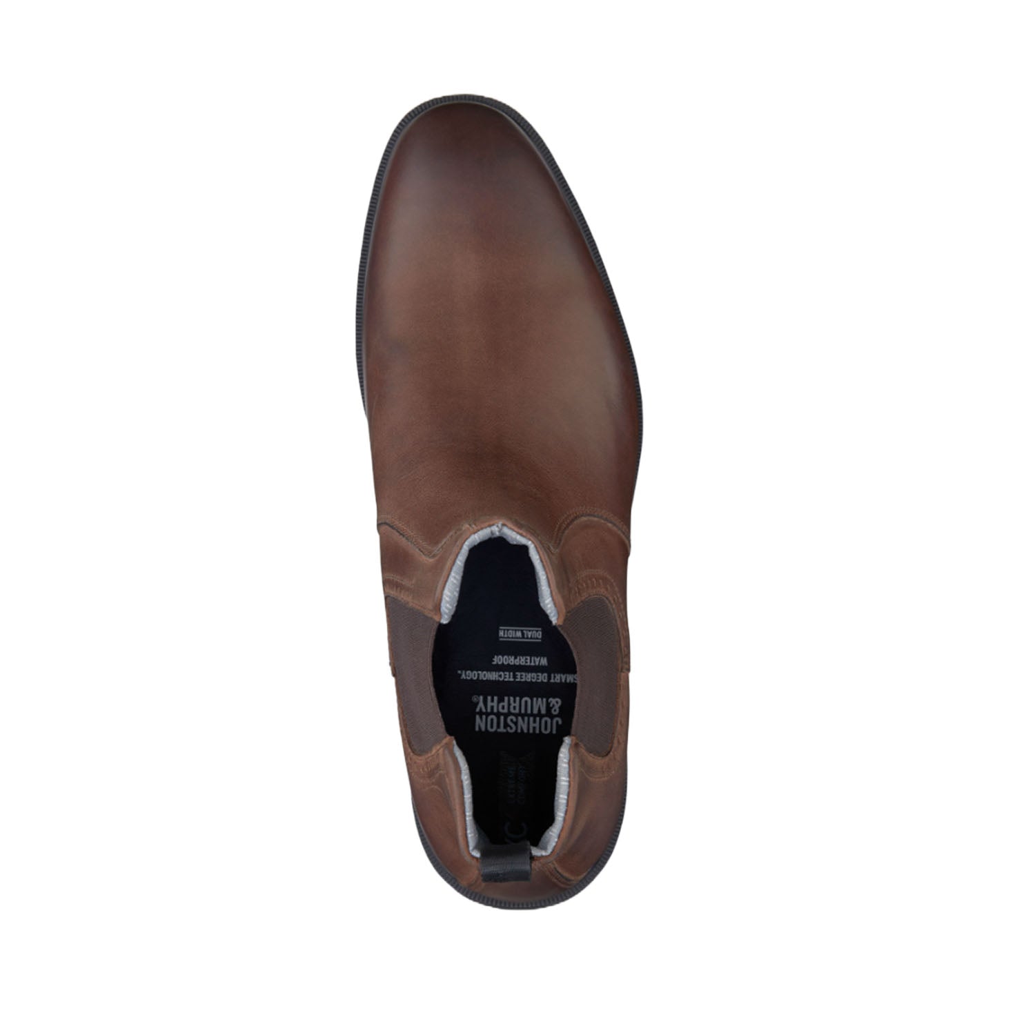 Johnston & Murphy Men's XC4 Maddox Chelsea Boots - Comfortable Tan Leather Slip-On Boots for Casual Wear & Office Style
