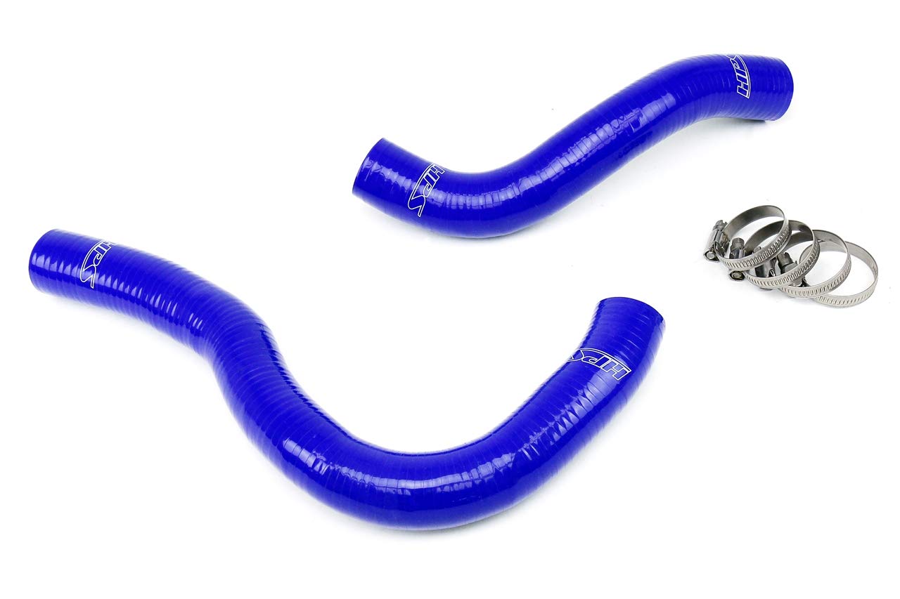 HPS 57-1020-BLUE High Performance Silicone Radiator Coolant Hose Kit - Perfect for Car Engine Cooling System Upgrades & Maintenance