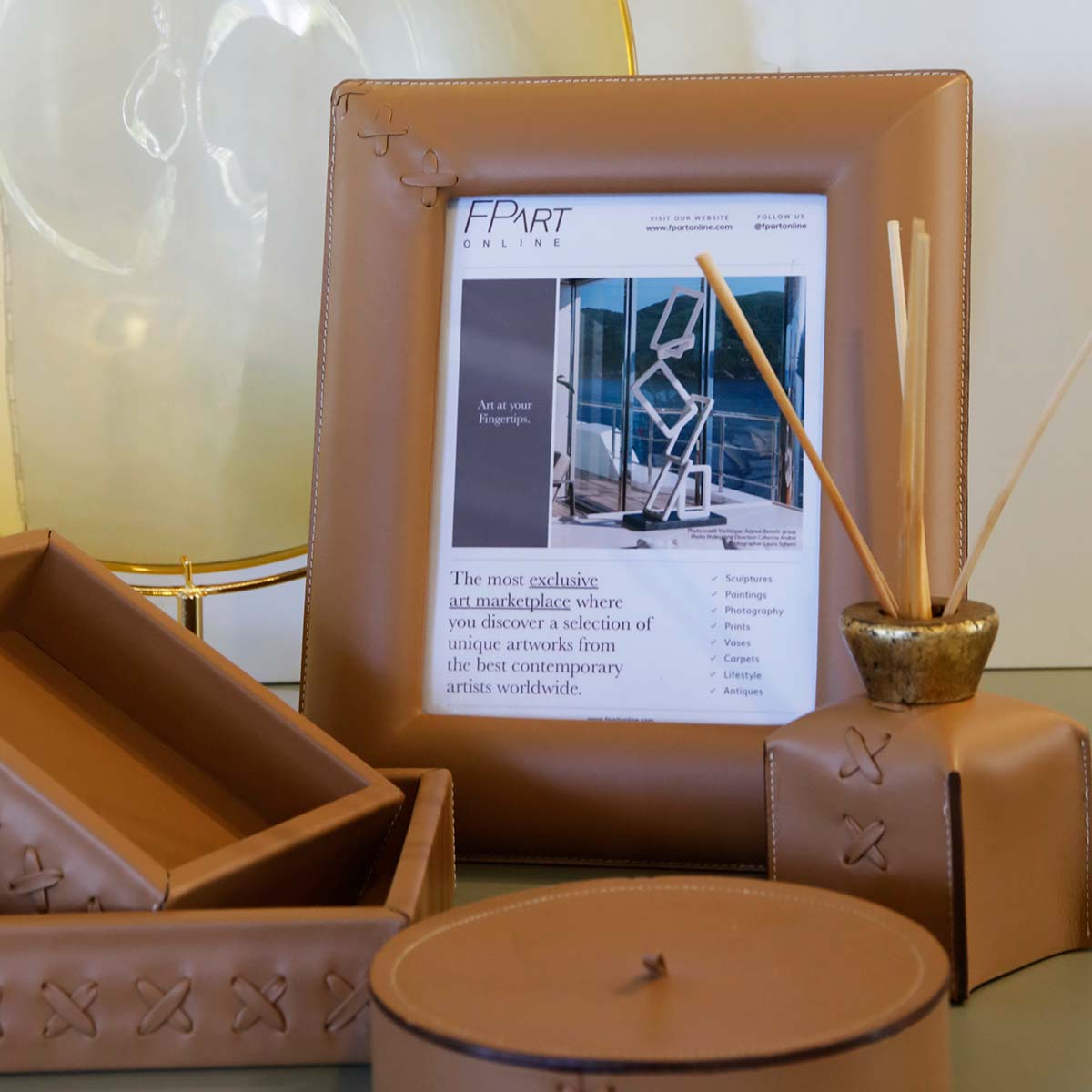 Premium Rope Leather Picture Frame - Rustic Wall Decor for Home, Office & Gifts | Perfect for Weddings, Family Photos & Art Displays