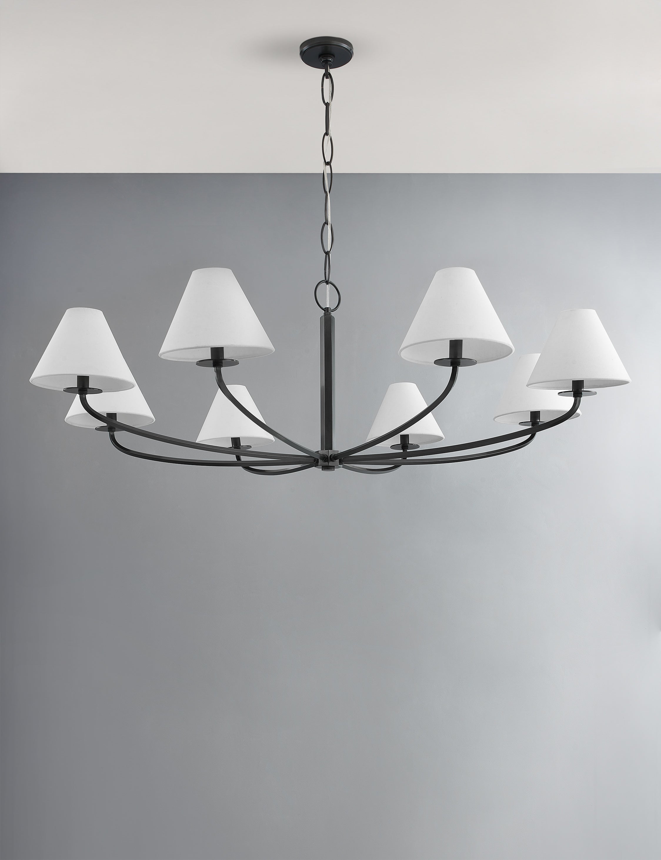 Elegant Cormac Chandelier - Modern Crystal Ceiling Light Fixture for Dining Room, Living Room & Bedroom | Energy-Efficient LED Lighting | Easy Installation & Dimmable Design