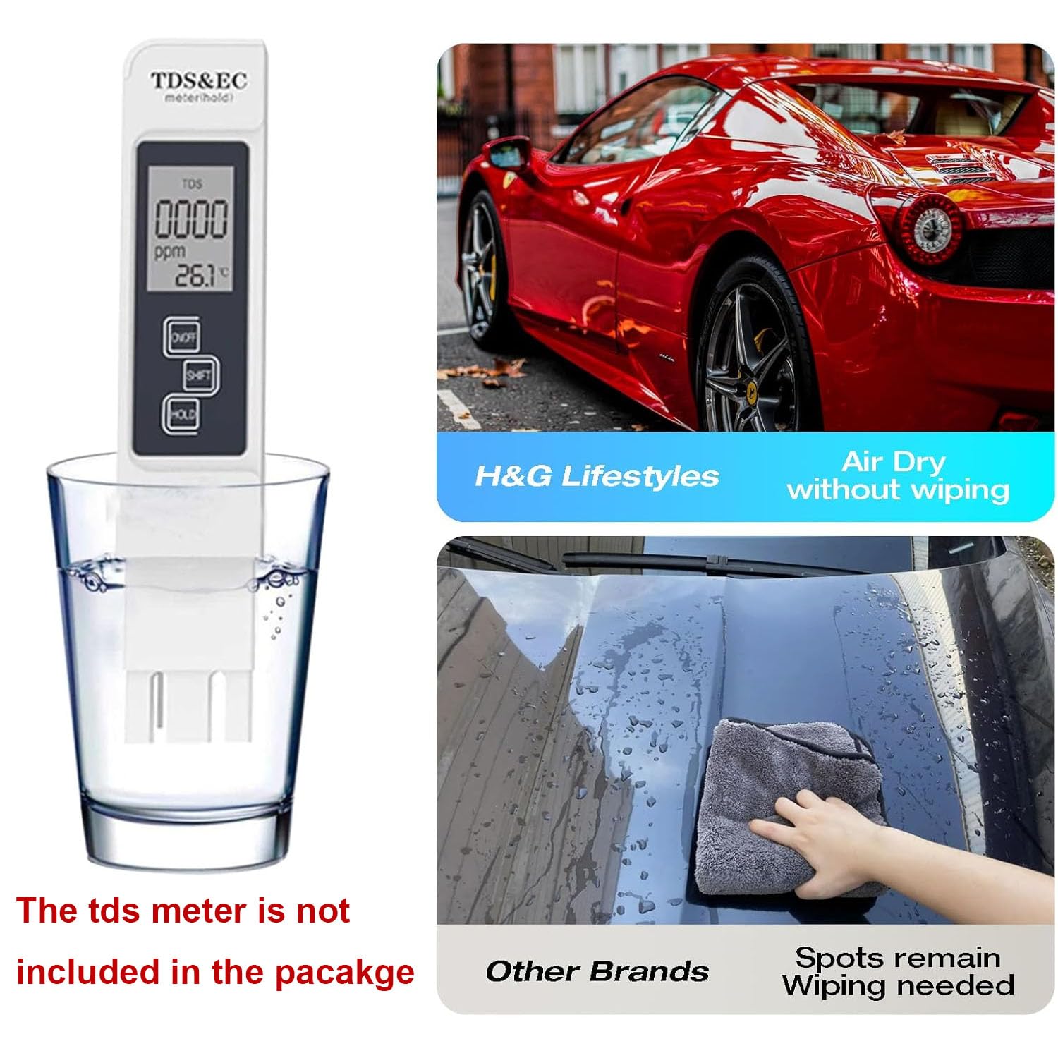 Portable Water Deionizer System for Car Washing - Spot-Free Deionized Water for Vehicles, Motorcycles, Boats & Solar Panels | Perfect for Home, RV & Outdoor Cleaning