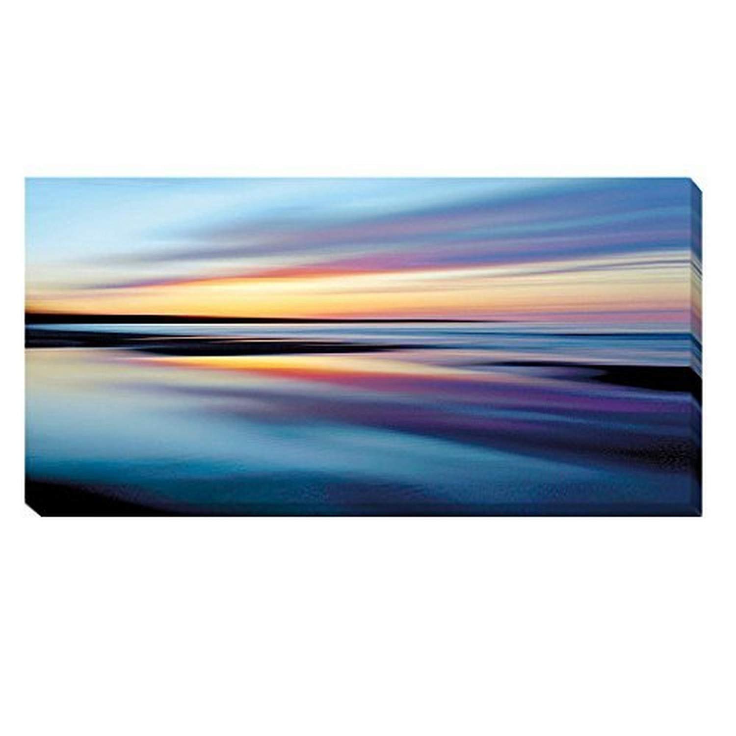 Artistic Home Gallery 2448B709EG Northern Light Wall Art - Handmade Canvas Painting for Living Room, Bedroom & Office Decor