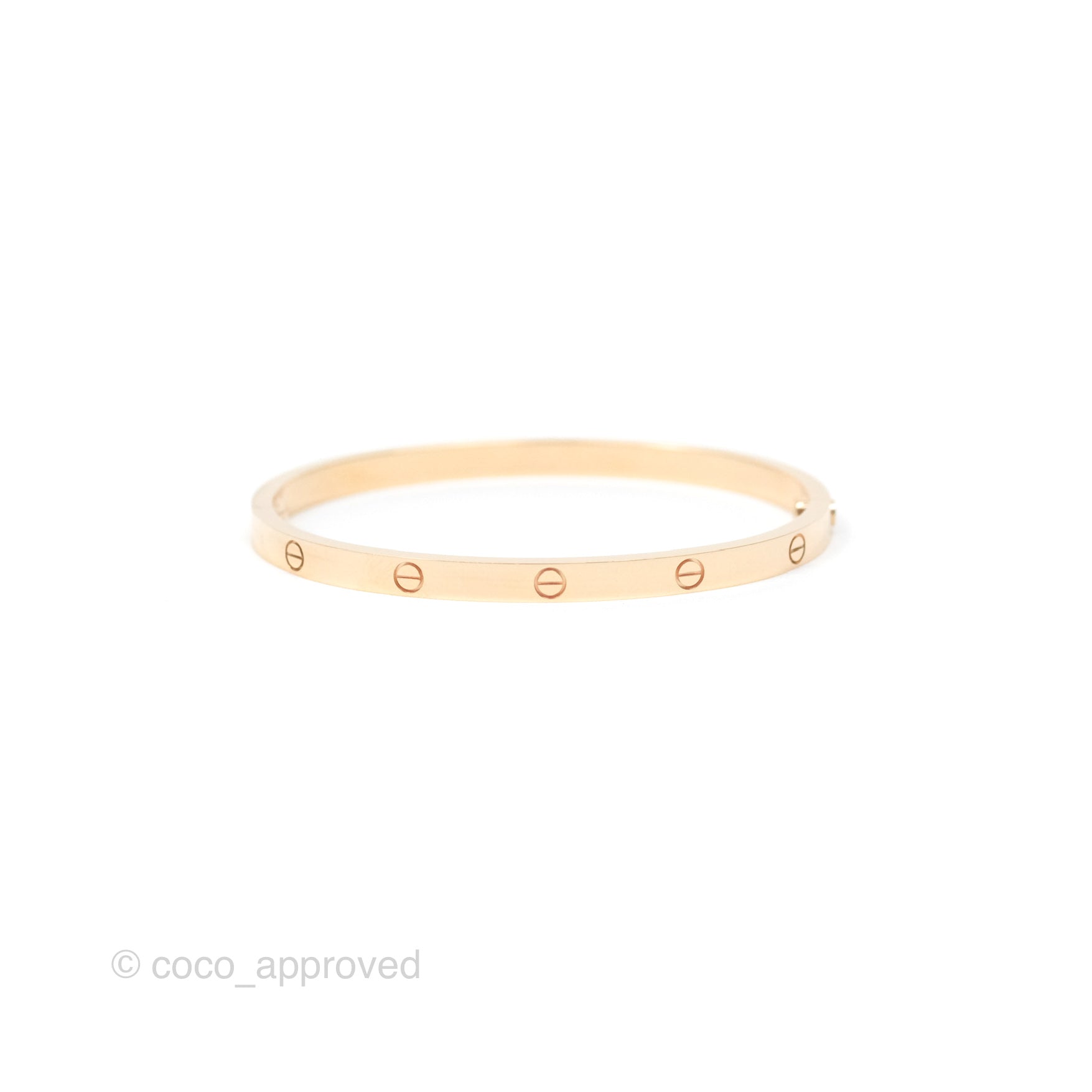 Cartier Small Love Bracelet in 18K Rose Gold - Size 15 | Luxury Jewelry for Women, Perfect for Anniversary Gifts & Special Occasions
