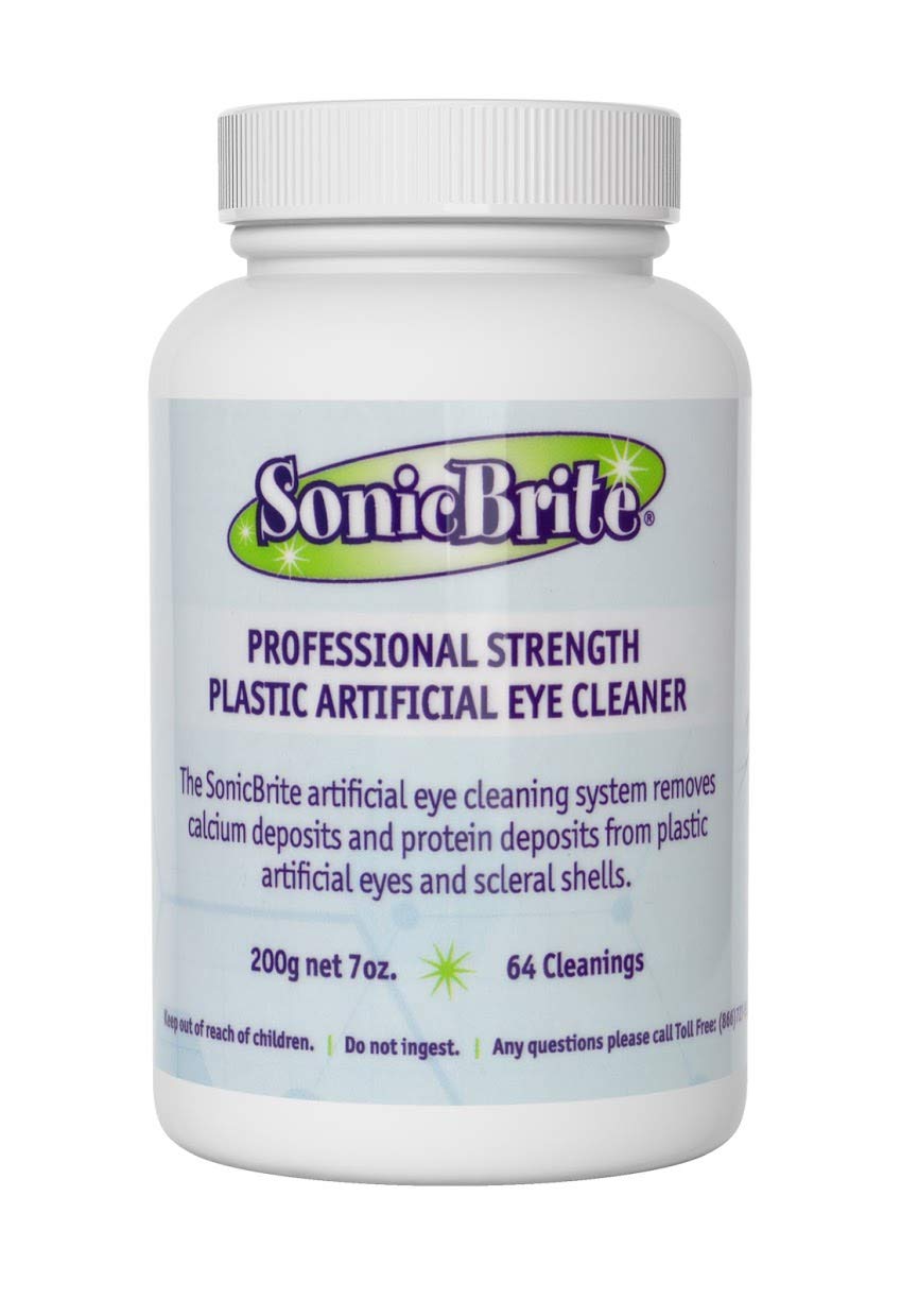 Professional Strength Plastic Artificial Eye Cleaner for Prosthetic Eyes – Gentle Cleaning Solution for Daily Care & Maintenance of Ocular Prosthetics