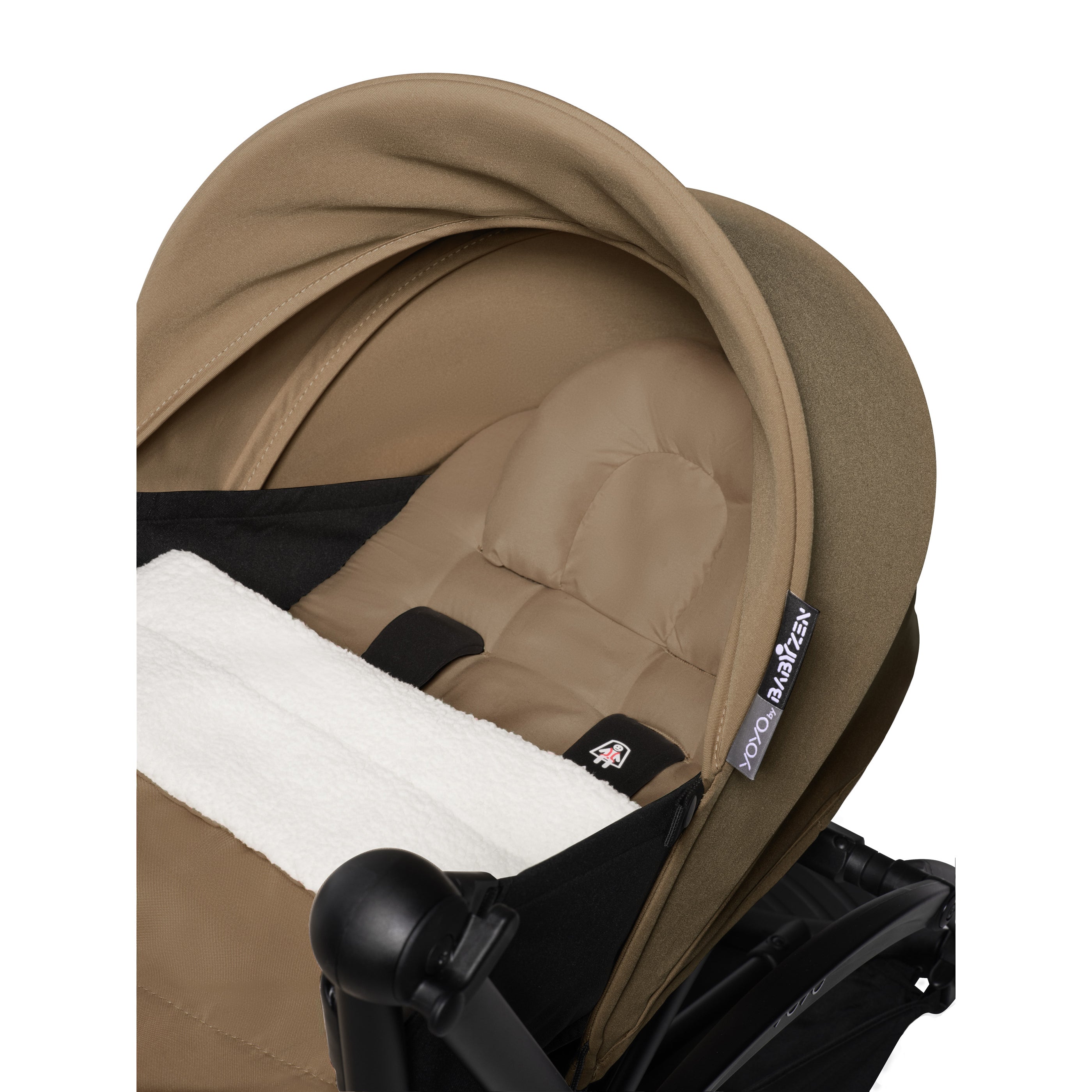 BabyZen YOYO 0+ Newborn Stroller Travel System in Toffee - Lightweight Compact Foldable Baby Carrier for Air Travel & City Walks