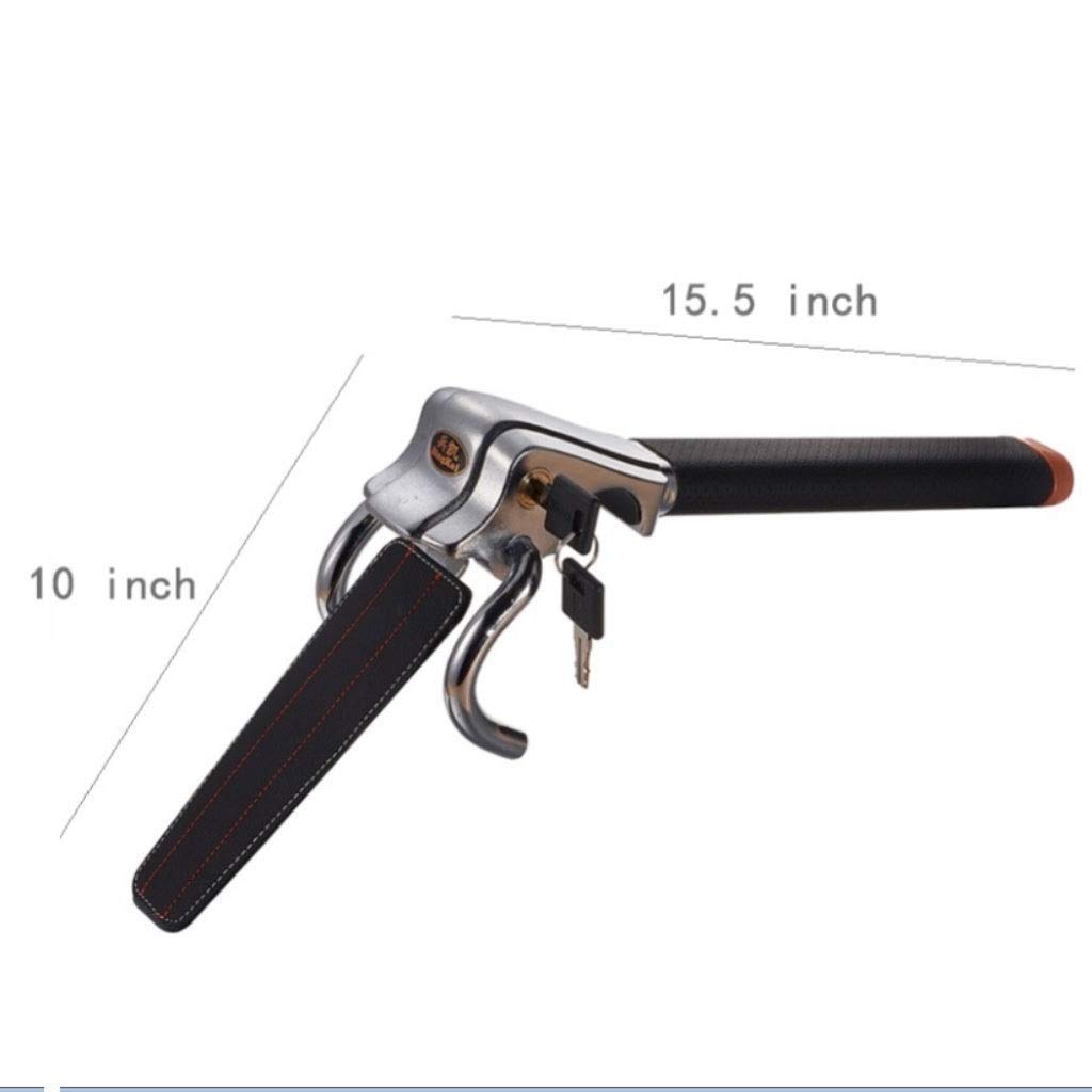 Best Foldable Car Steering Wheel Lock - Anti-Theft Retractable Brake Lock for Vehicle Security | Perfect for Parking Safety & Theft Prevention