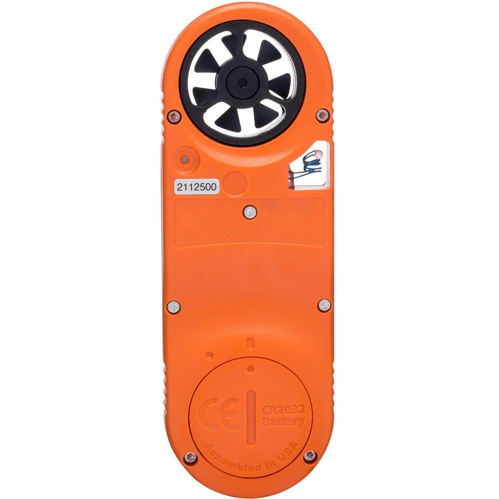 Kestrel 3000 Pocket Weather Meter & Heat Stress Monitor - Portable Anemometer for Wind Speed, Temperature, Humidity - Ideal for Outdoor Sports, Hiking, Hunting, and Industrial Safety (Orange)