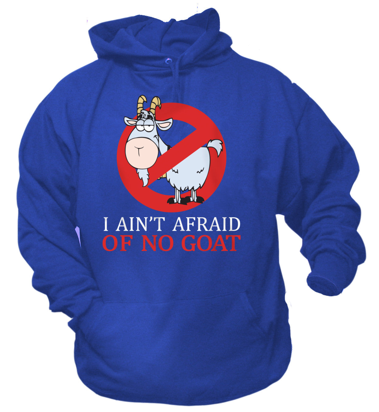 Bill Murray Ghostbusters I Ain't Afraid of No Goat Funny Hoodie Sweatshirt - Vintage Movie Quote Pullover for Men & Women - Perfect for Halloween Costumes, Cosplay & Pop Culture Fans