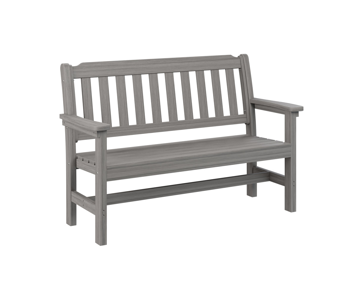 Berlin Gardens Outdoor Garden Bench - Heavy Duty Weather-Resistant Wooden Bench for Patio, Backyard, and Garden Seating - Perfect for Relaxing and Entertaining Guests