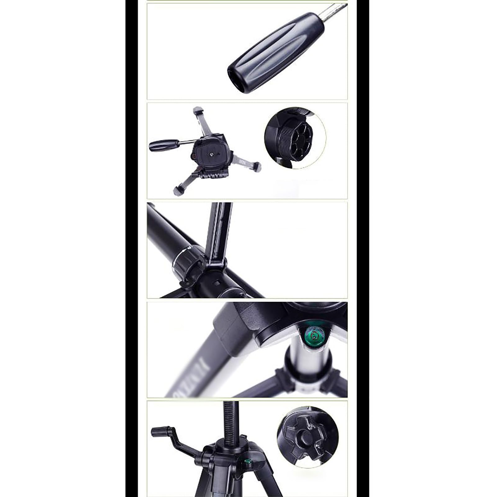 Professional Lightweight Portable Camera Tripod for DSLR/SLR Cameras - Compact & Adjustable for Photography, Video, Vlogging & Travel