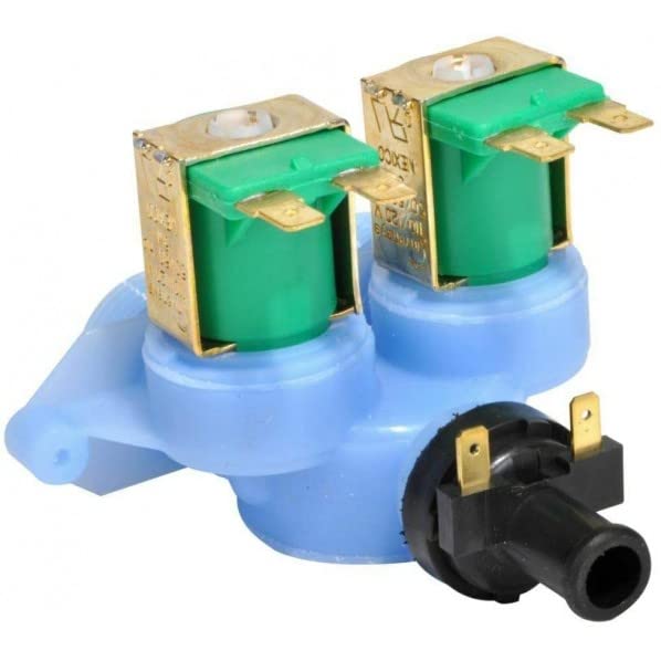 12002158 Water Valve Shield & Wapack Part #12002158 - Rear Water Outlet Valve Washer with Thermistor for Washing Machine & Dishwasher Repair