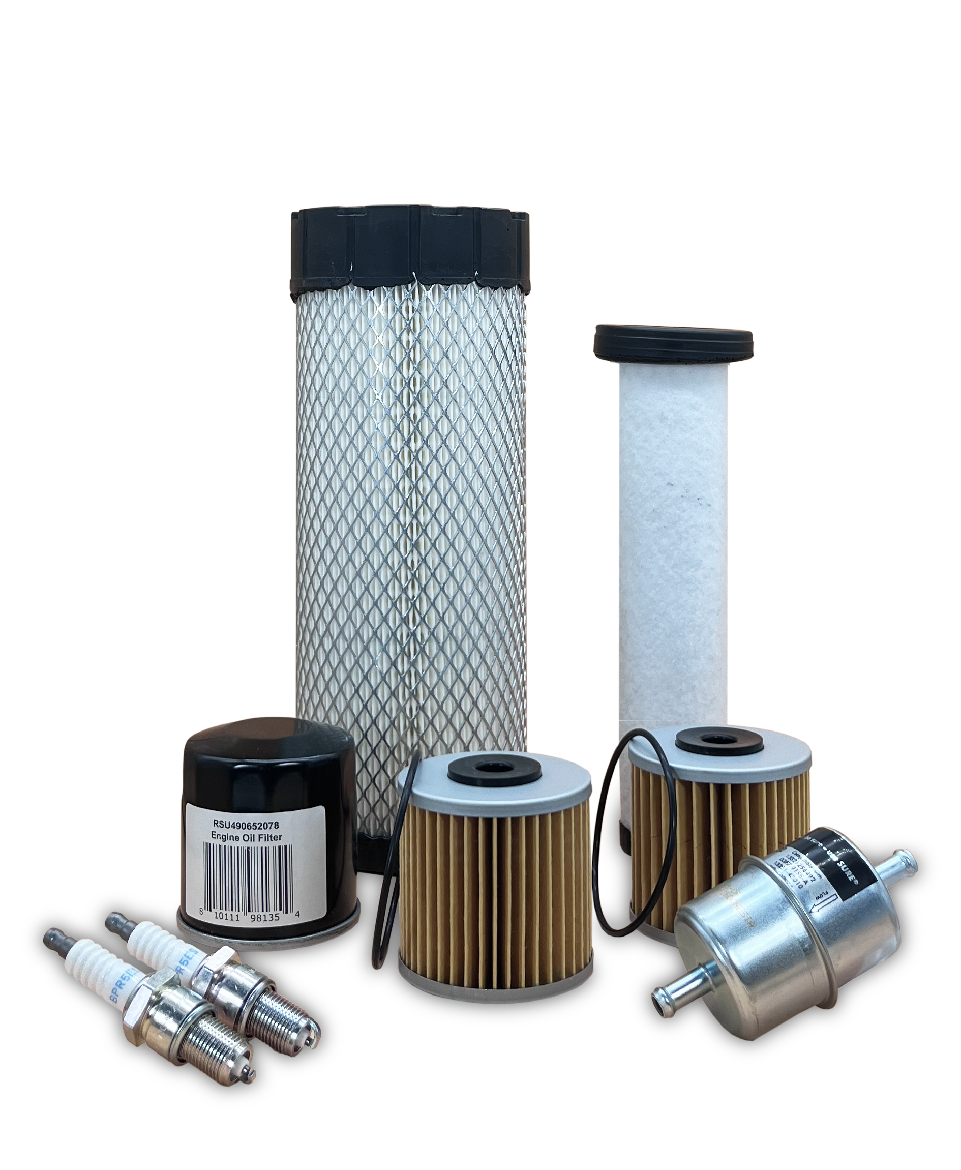 HERO® Maintenance Filter Kit for Scag SCZII72V 31FX Cheetah II Zero Turn Mower - Air & Oil Filters Replacement Set for Lawn Care & Landscaping Equipment