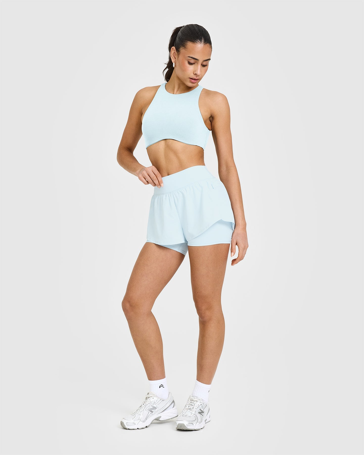 Unisex Double Layer Athletic Shorts - 5