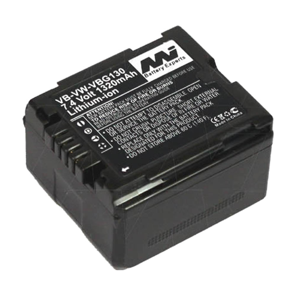 7.4V 1320mAh Li-Ion Replacement Battery for Panasonic Camcorder - Perfect for Travel Vlogging & Outdoor Videography