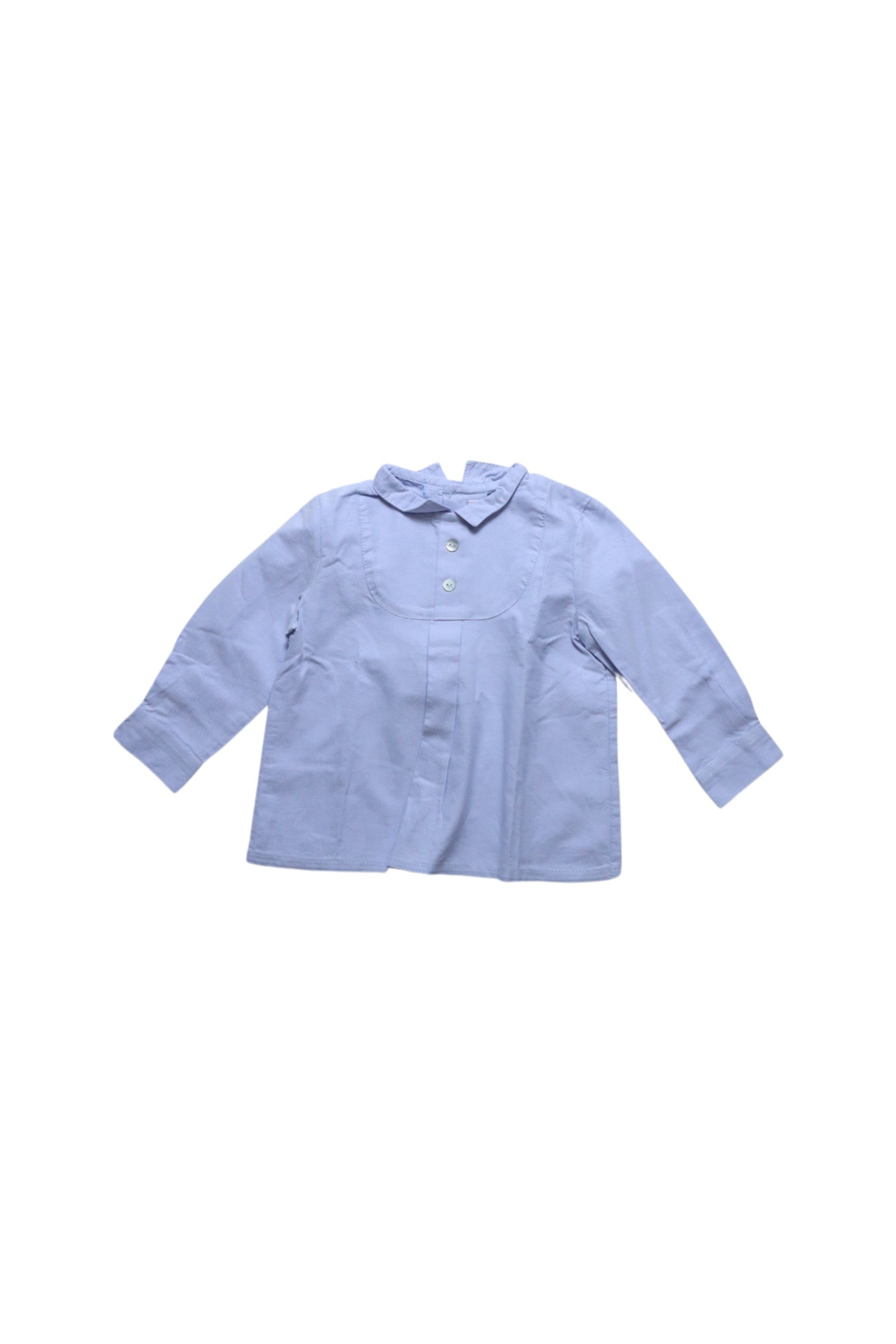 Amaia Long Sleeve Baby Top for Girls 12 Months - Soft Cotton Comfort Wear for Playdates & Family Outings