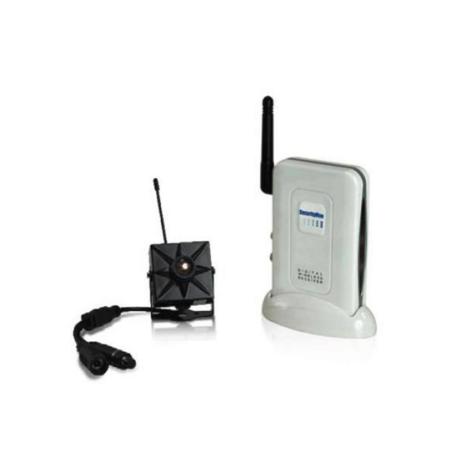 Securityman DigiminiAir Digital Wireless Mini Indoor Camera Kit with Audio (Black) - HD Night Vision, Motion Detection, 2-Way Talk for Home Security, Baby Monitor, Pet Camera