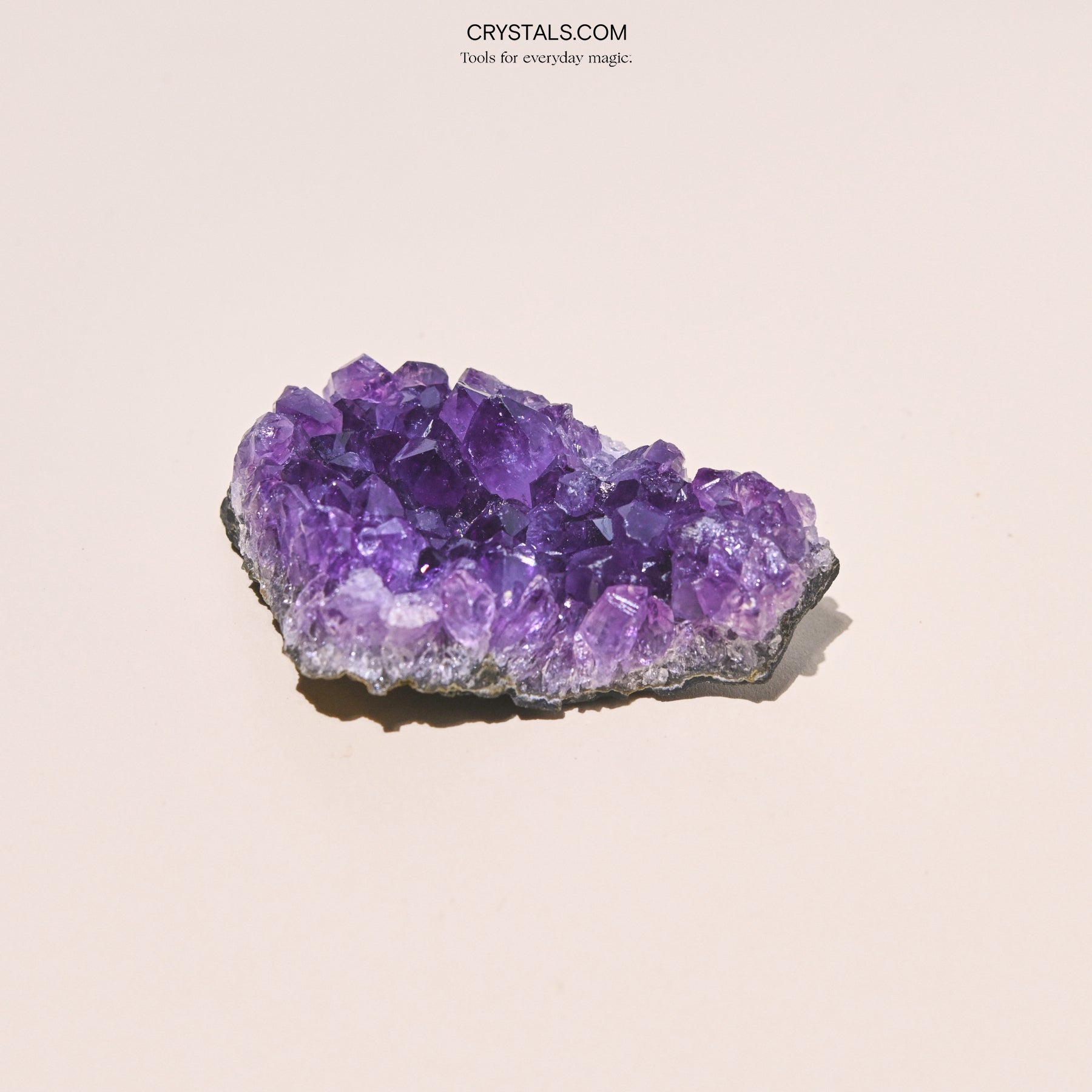 Natural Brazilian Amethyst Cluster - Raw Purple Crystal Specimen for Healing, Meditation & Home Decor | Spiritual Gifts, Reiki Energy Stone, Feng Shui Display