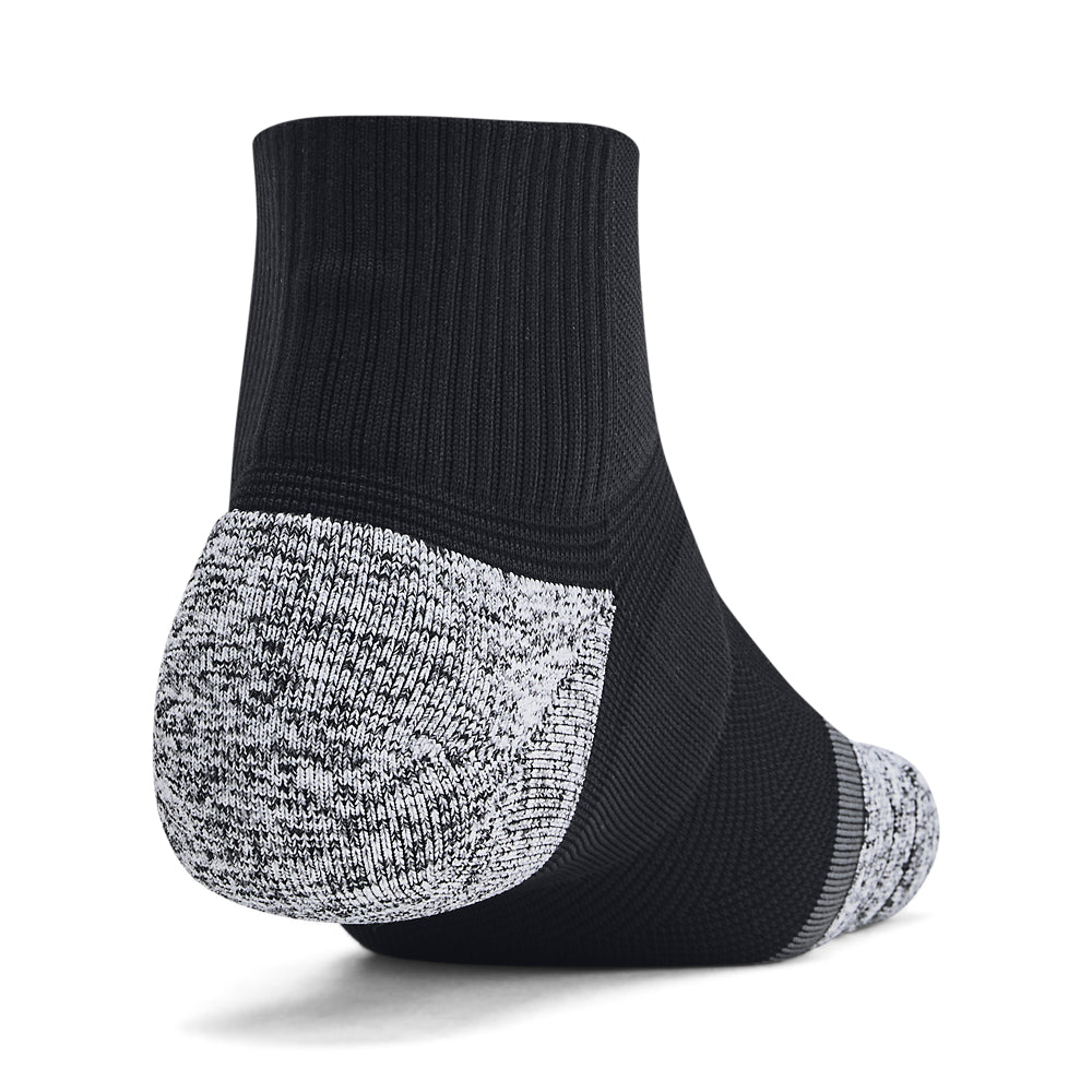 Men's Under Armour AD Pro Quarter Socks 3 Pack - Moisture-Wicking Athletic Socks for Running, Basketball & Workout - Breathable Cushioned Sports Socks for Men