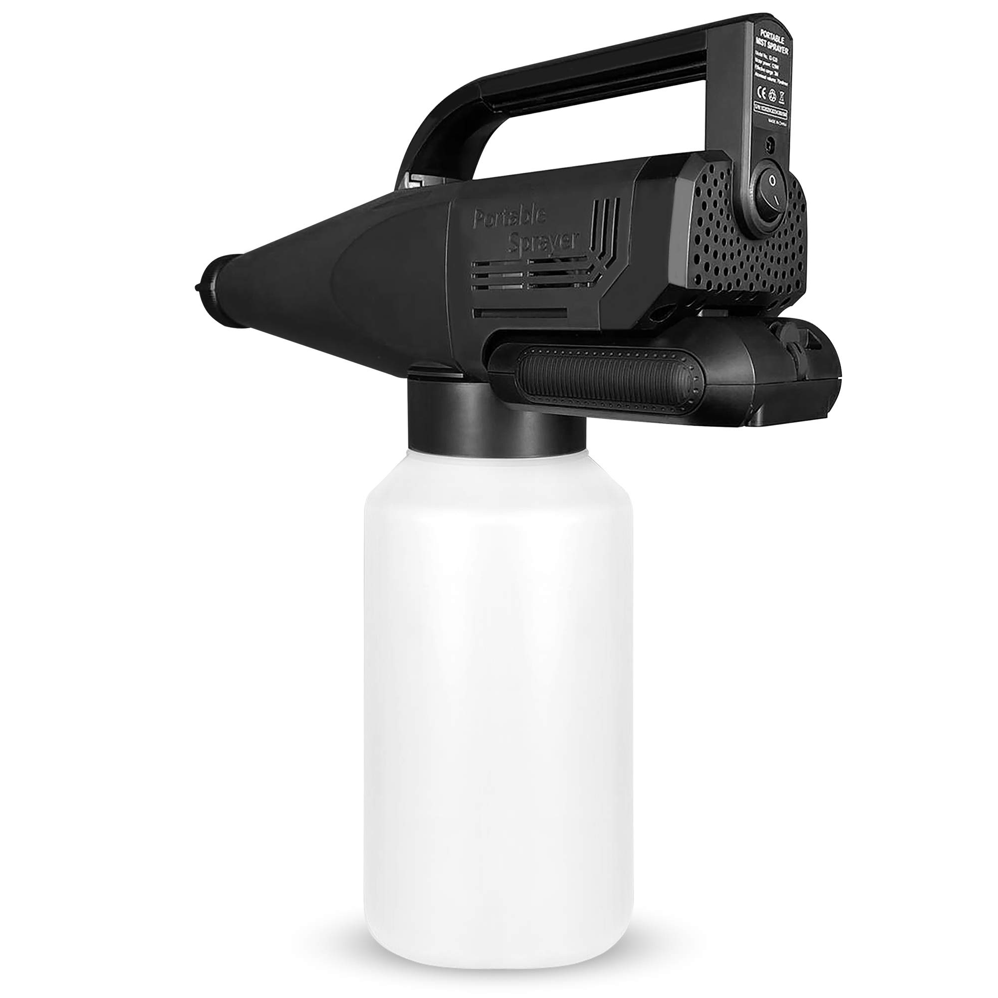 Medd Max Cordless Handheld Electrostatic Fogger Machine - 1.8L Battery Powered Nano Spray Gun for Disinfection, Sanitizing & Pest Control - Portable Electric Fine Mist Sprayer for Home, Garden & Commercial Use