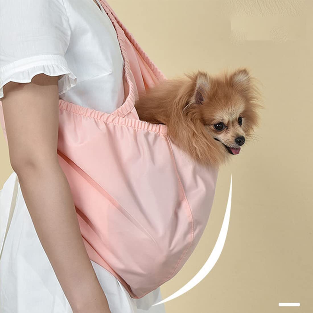 Dog Shoulder Bag - Portable Travel Backpack for Small Dogs & Cats - Hands-Free Pet Carrier for Hiking, Shopping & Outdoor Adventures