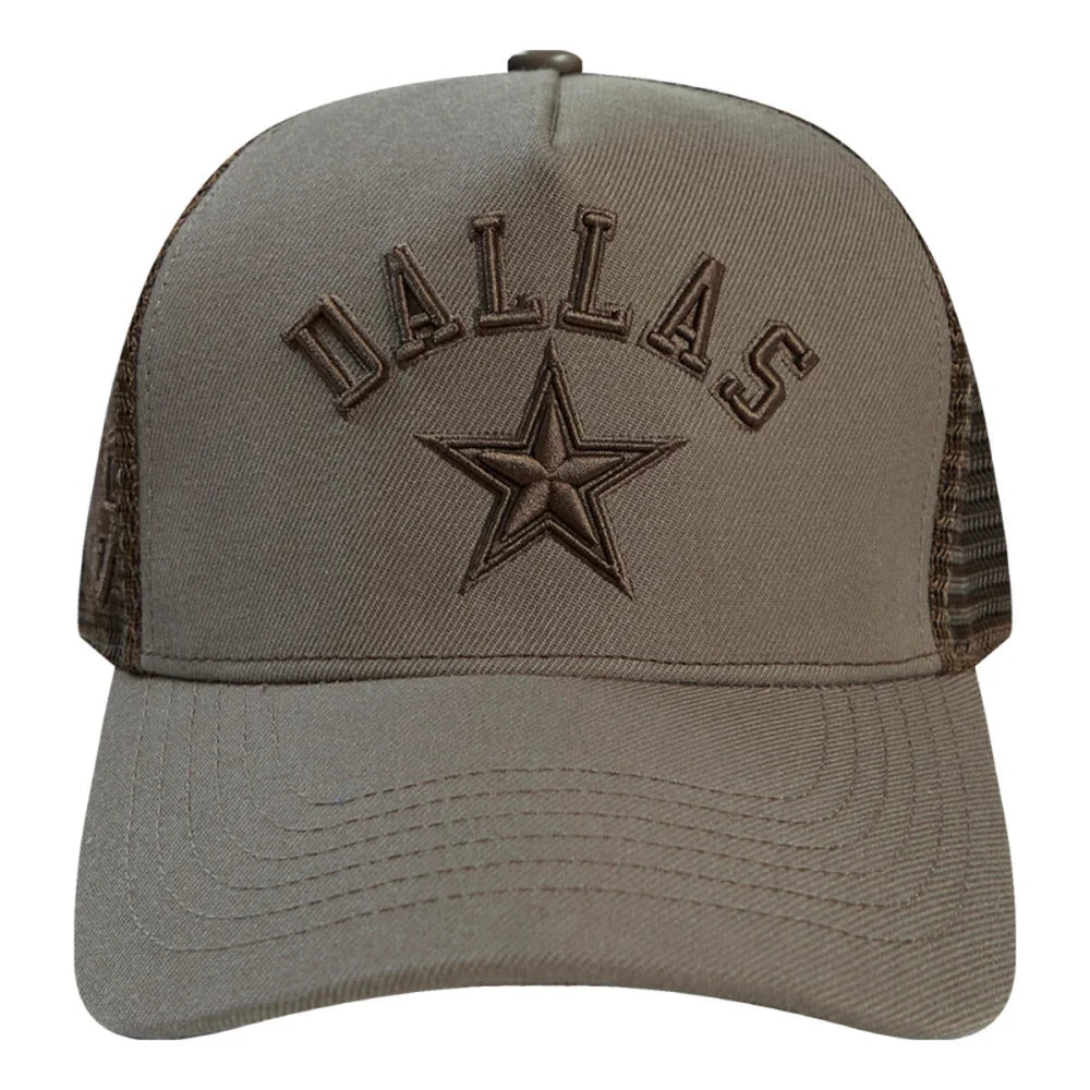 Pro Standard Dallas Cowboys Unisex Neutral Pinch Front Trucker Hat - Adjustable Baseball Cap for Men & Women - Perfect for Football Games, Outdoor Activities & Casual Wear