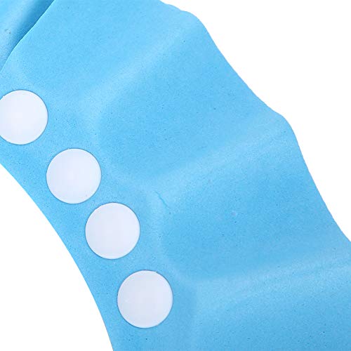 Waterproof Silicone Baby Shower Cap for Toddlers - Soft Kids Hair Shield Protects from Water & Sun (Blue) | Perfect for Bath Time, Swimming & Outdoor Activities