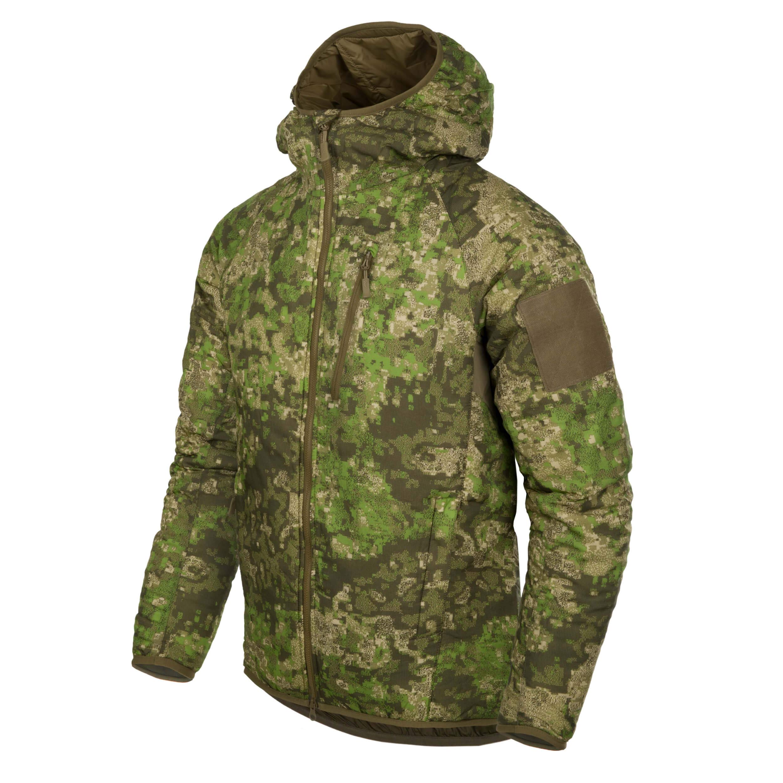 HELIKON-TEX WOLFHOUND HOODIE Padded Jacket for Men - Lightweight Thermal Insulated Windproof Winter Coat with Climashield Technology | Perfect for Outdoor Hiking, Camping & Cold Weather Protection