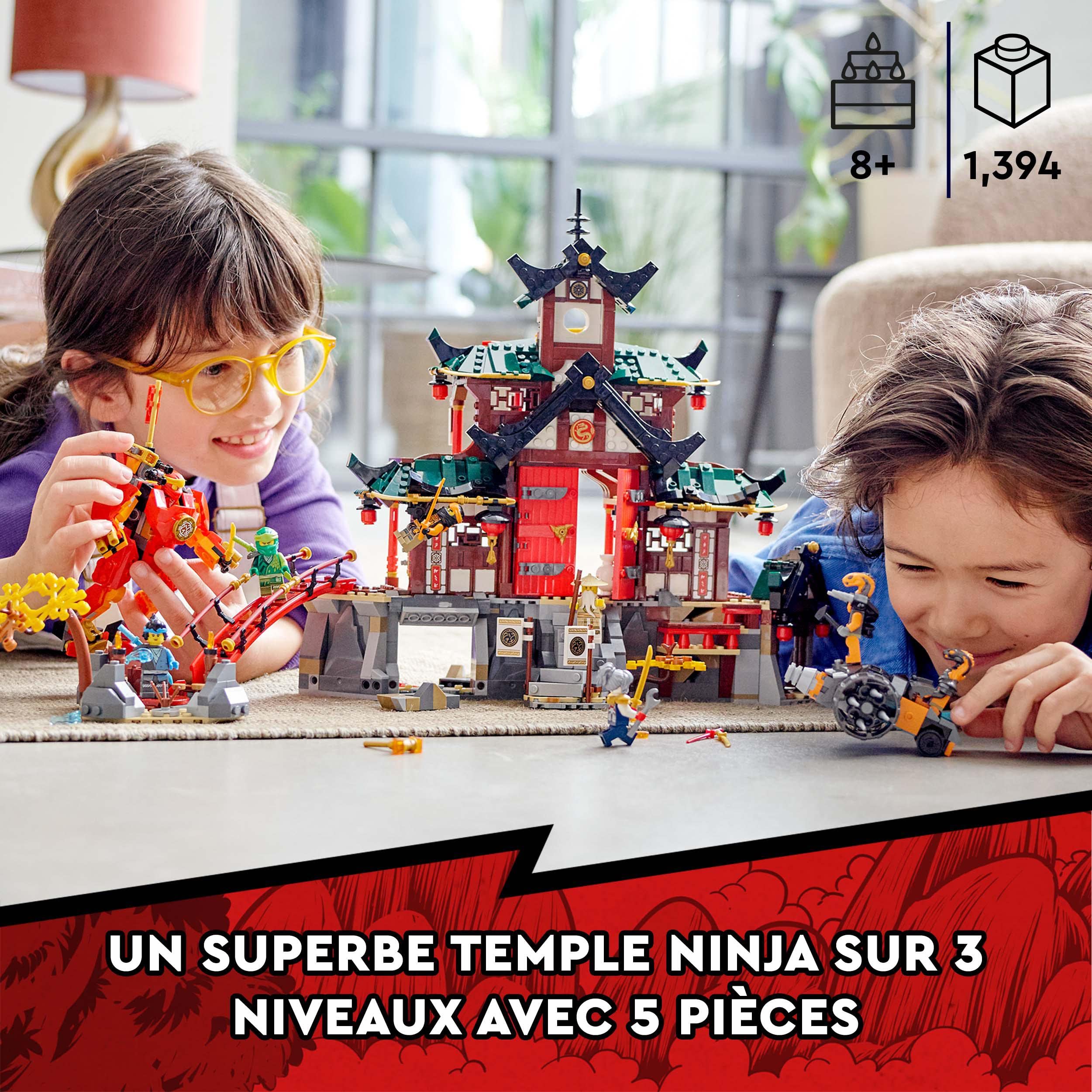 LEGO 71767 Ninjago Dojo Temple Spinjitzu Masters Building Set with Lloyd, Kai & Snake Figures - Kids Toy for Ages 8+ with Mission Banner - Perfect Gift for TV Show Fans - Great for Creative Play & Ninja-Themed Adventures