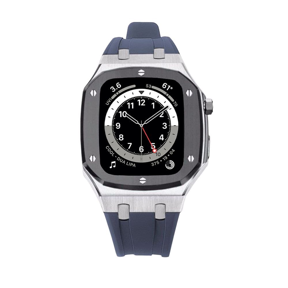 Apple Watch Rugged Rubber Case for iWatch Series 6/7 - Shockproof Protective Cover for Outdoor Sports & Fitness Activities