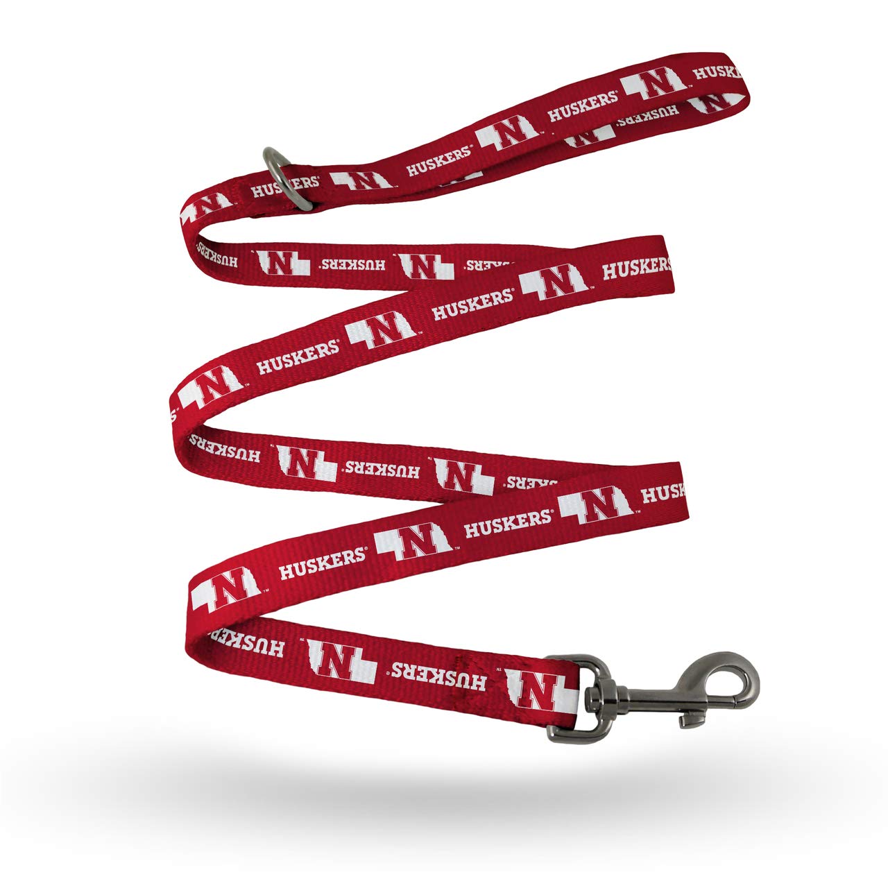 Nebraska University Pet Leash for Small & Medium Dogs - Durable Nylon Dog Leash with Comfortable Handle for Walking, Training & Outdoor Adventures