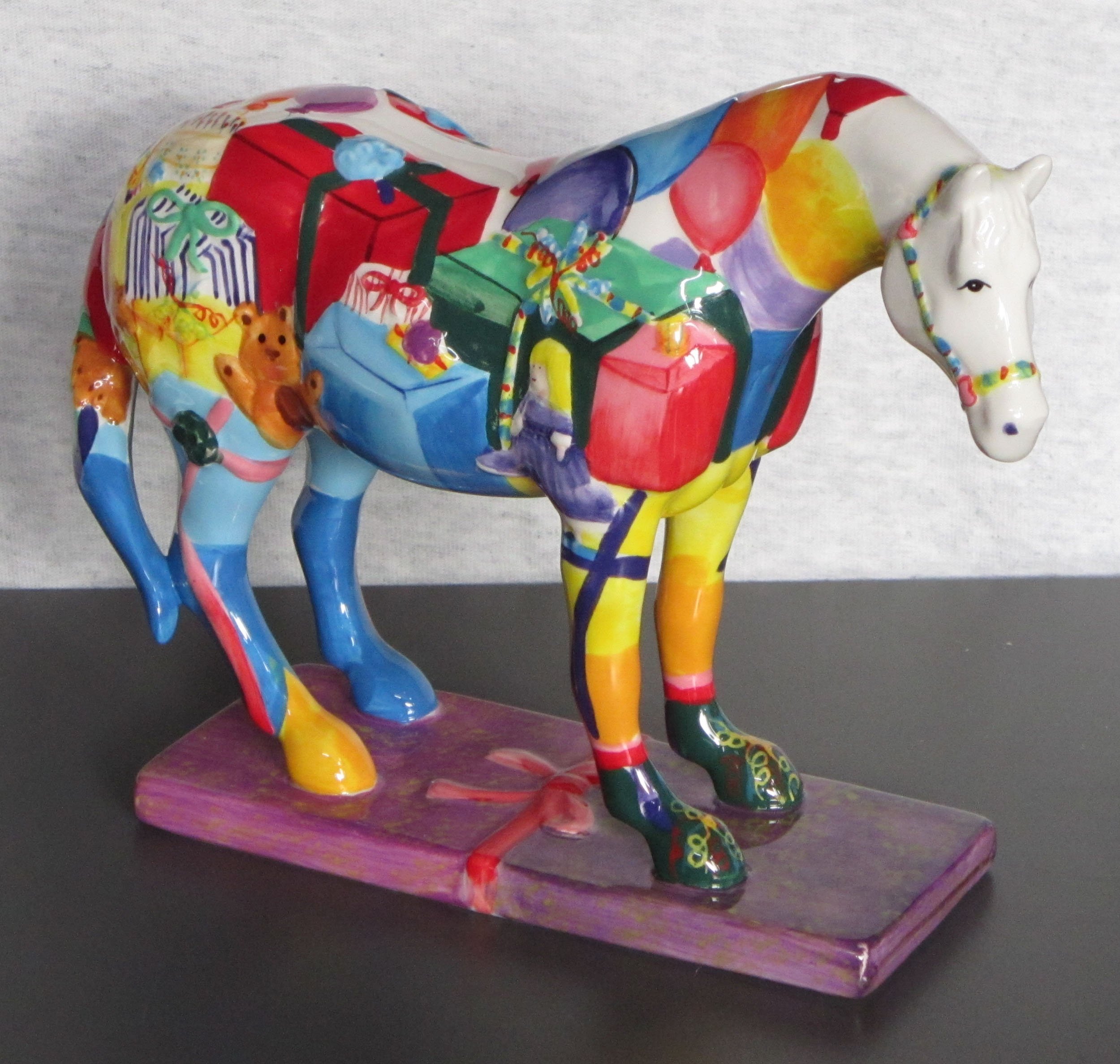 Trail of Painted Ponies Collectible Horse Figurine - Hand-Painted Resin Statue for Home Decor, Western Theme Gifts & Cowboy Decorations | Perfect for Shelf Displays, Office Decor, and Western-Themed Party Decorations