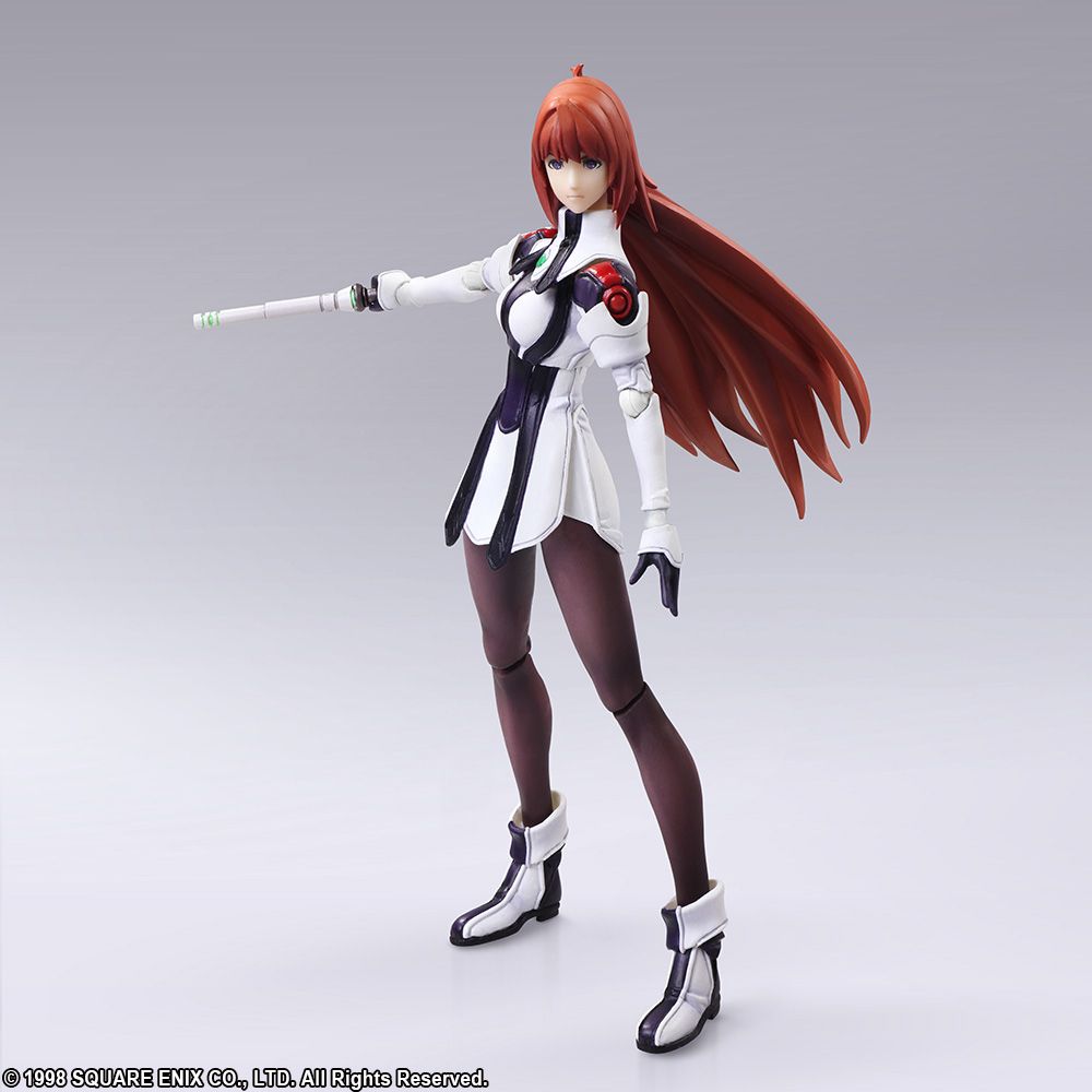 Bring Arts Xenogears Elhayym Van Houten Action Figure - Square Enix Collectible Anime Model for Display & Gaming Fans - Perfect for Shelf Decoration, Anime Conventions & RPG Game Collections