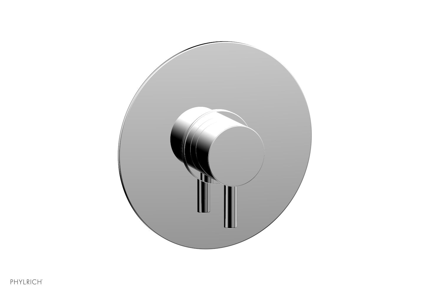 BASIC II Pressure Balance Round Shower Plate & Handle Trim with Lever Handle 4 183 - Perfect for Modern Bathroom Renovation and Spa-Like Shower Experience